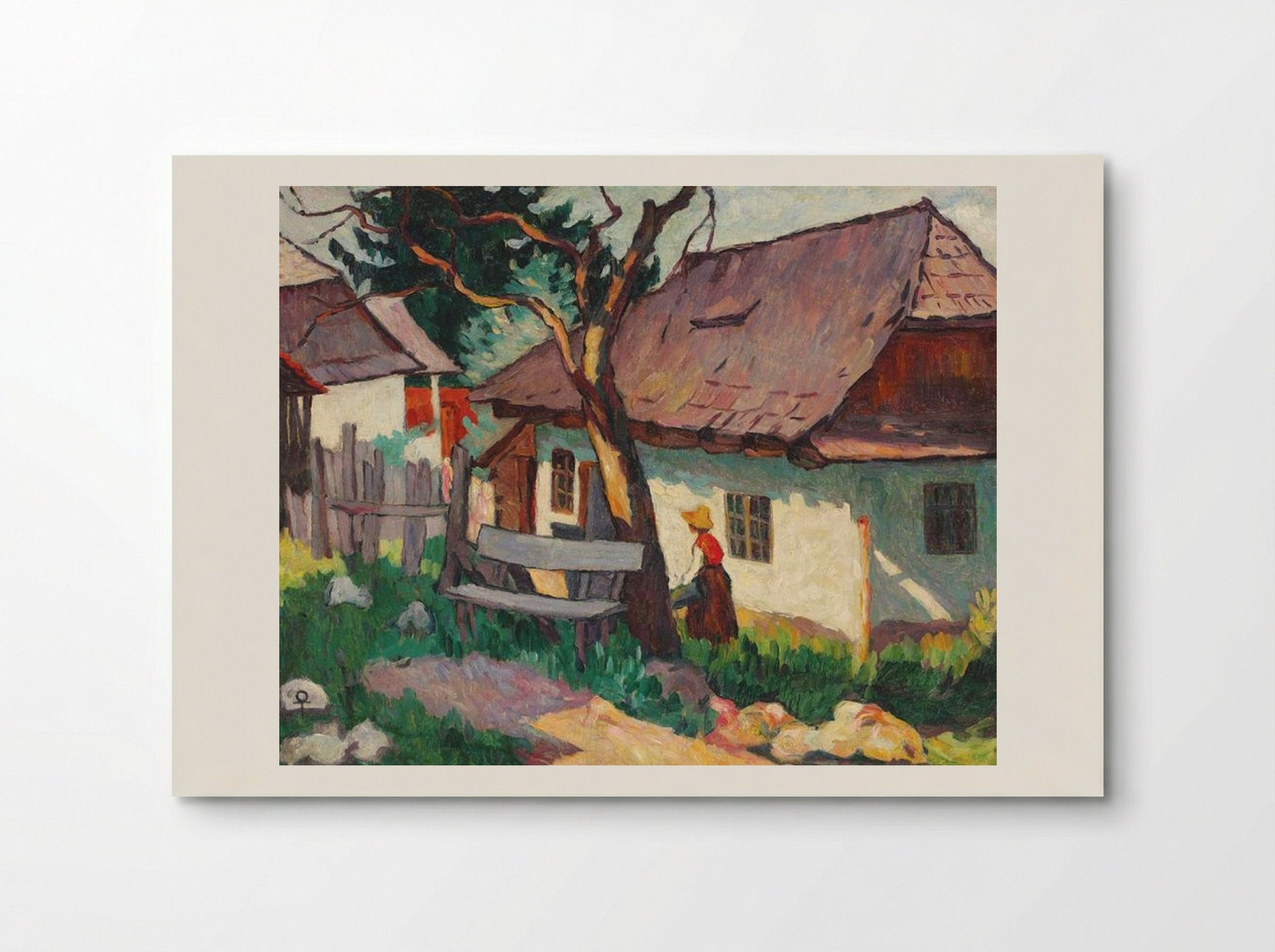 Houses in the Evening (Sun Effect) - Ion Theodorescu-Sion - Poster