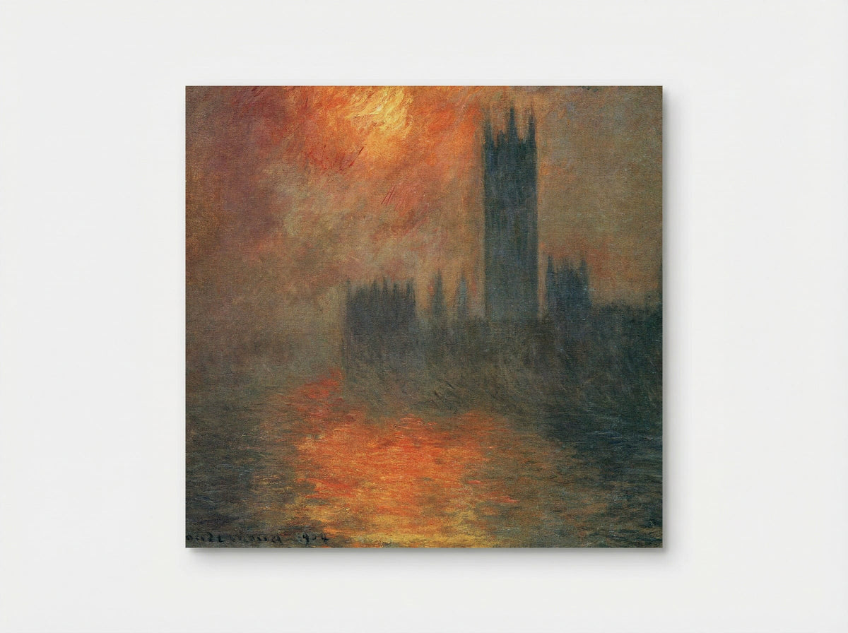Houses of Parliament, Sunset - Claude Monet - Poster
