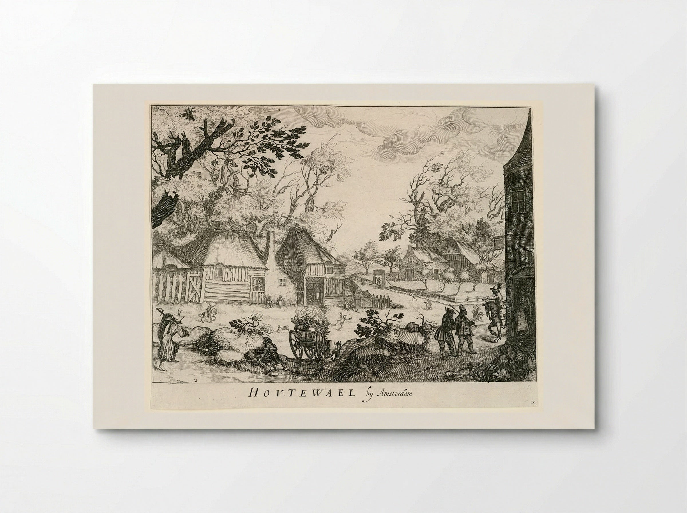 Houtewael by Amsterdam - Simon Frisius - Poster