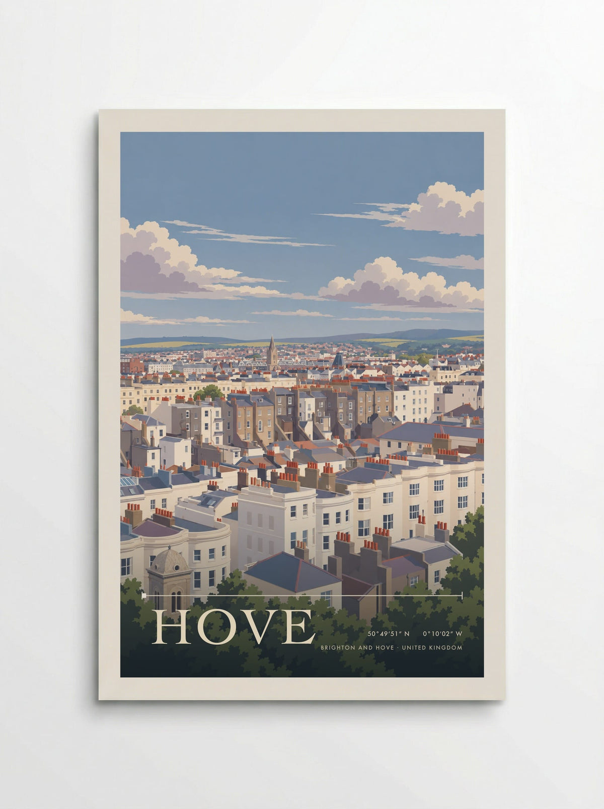 Hove, Brighton and Hove | Travel Poster - Poster
