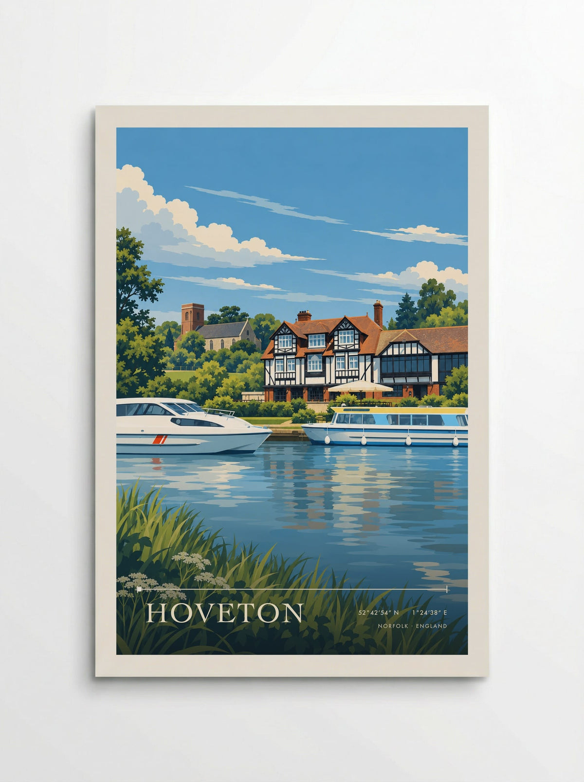 Hoveton, Norfolk | Travel Poster - Poster