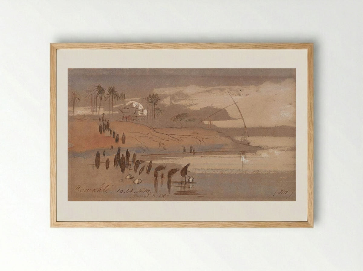 Howatke - Edward Lear - Framed Print Wood