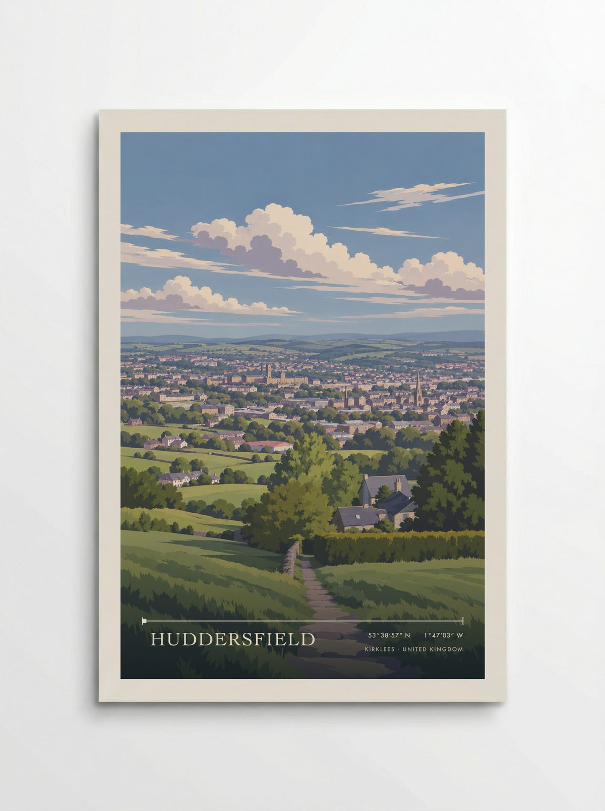 Huddersfield, Kirklees | Travel Poster - Poster