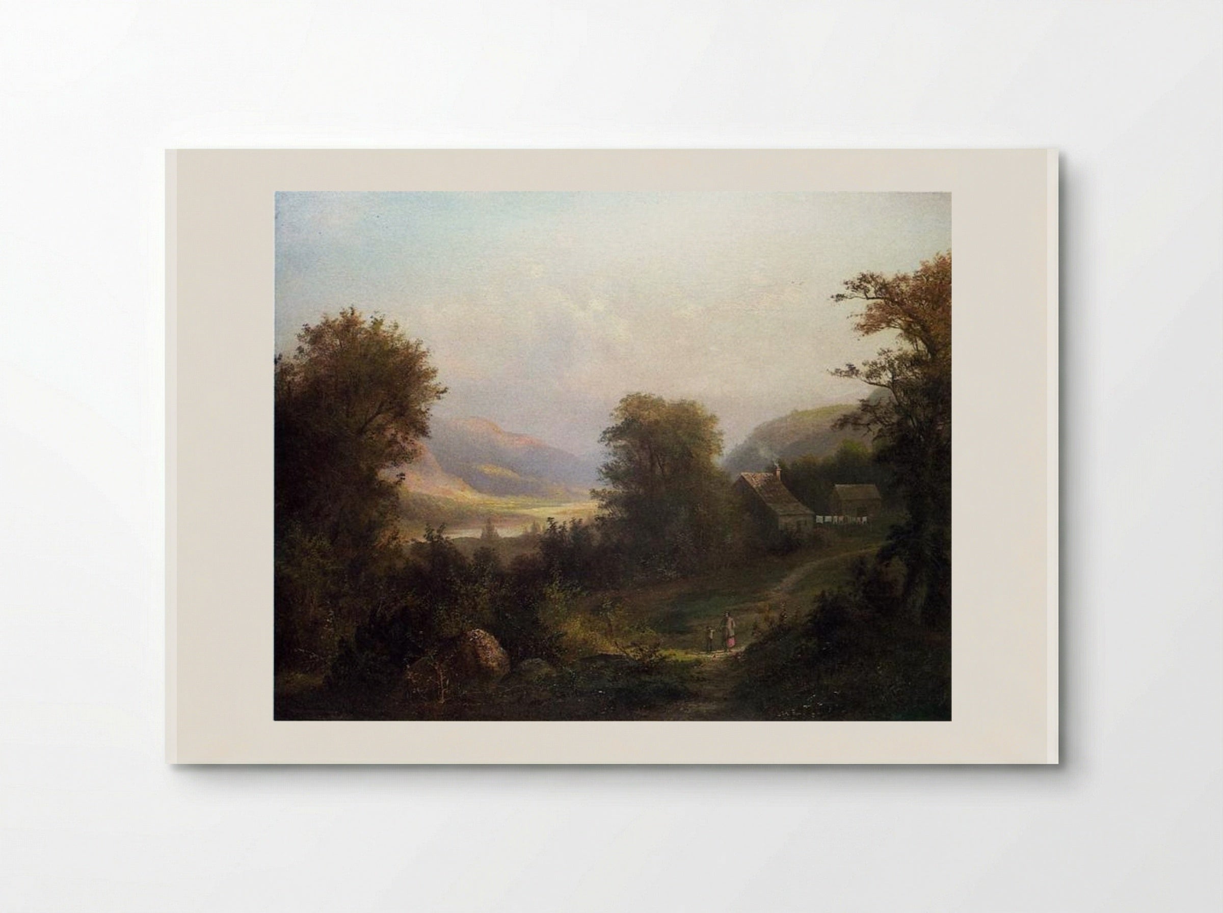 Hudson River Scene - David Johnson - Poster