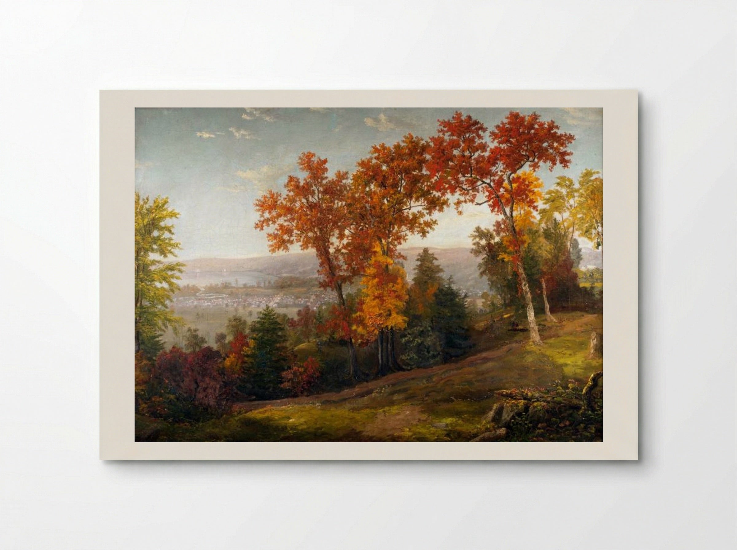 Hudson River - John Frederick Kensett - Poster
