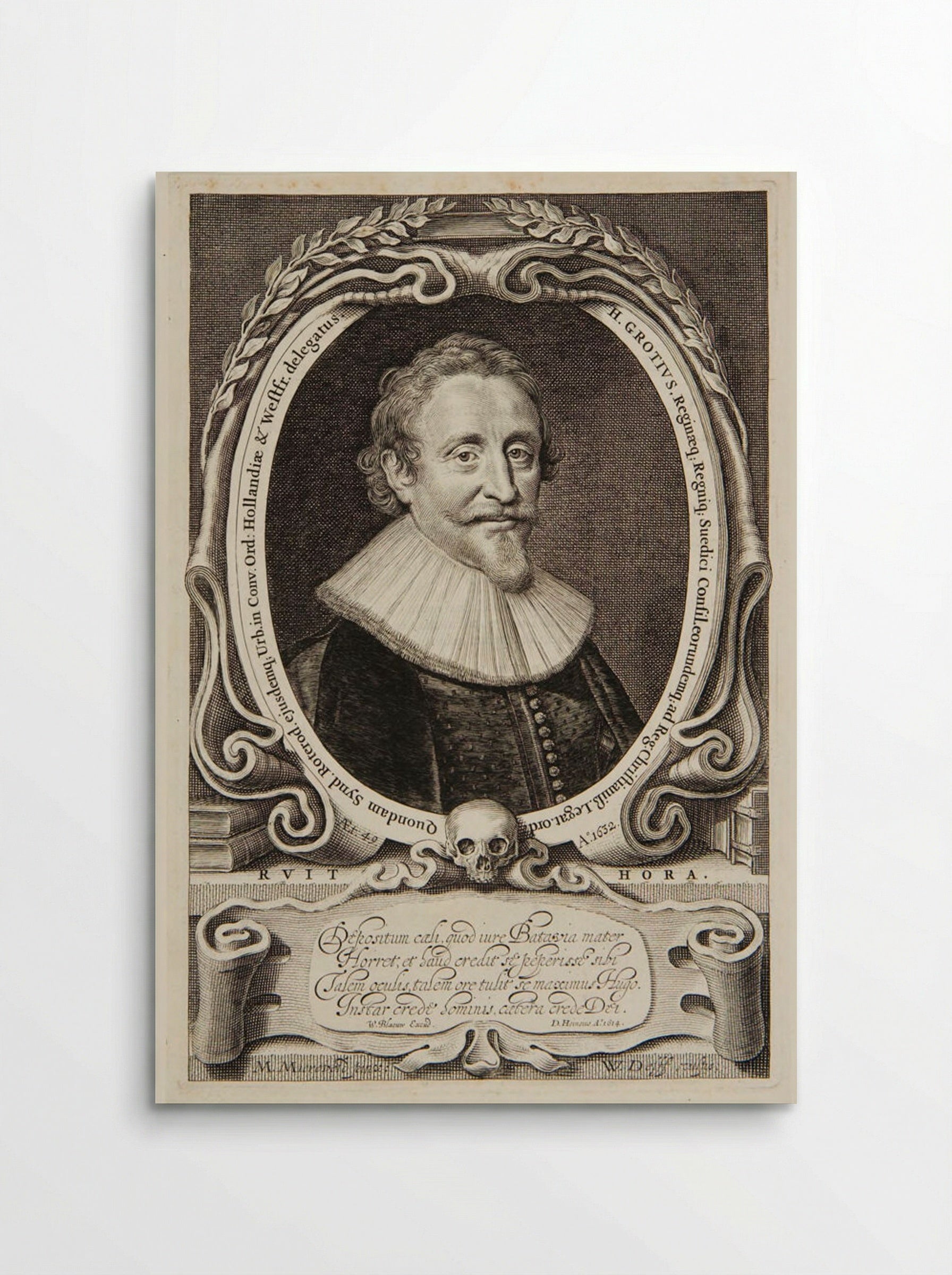 Hugo Grotius - Willem Jacobszoon Delff - Poster