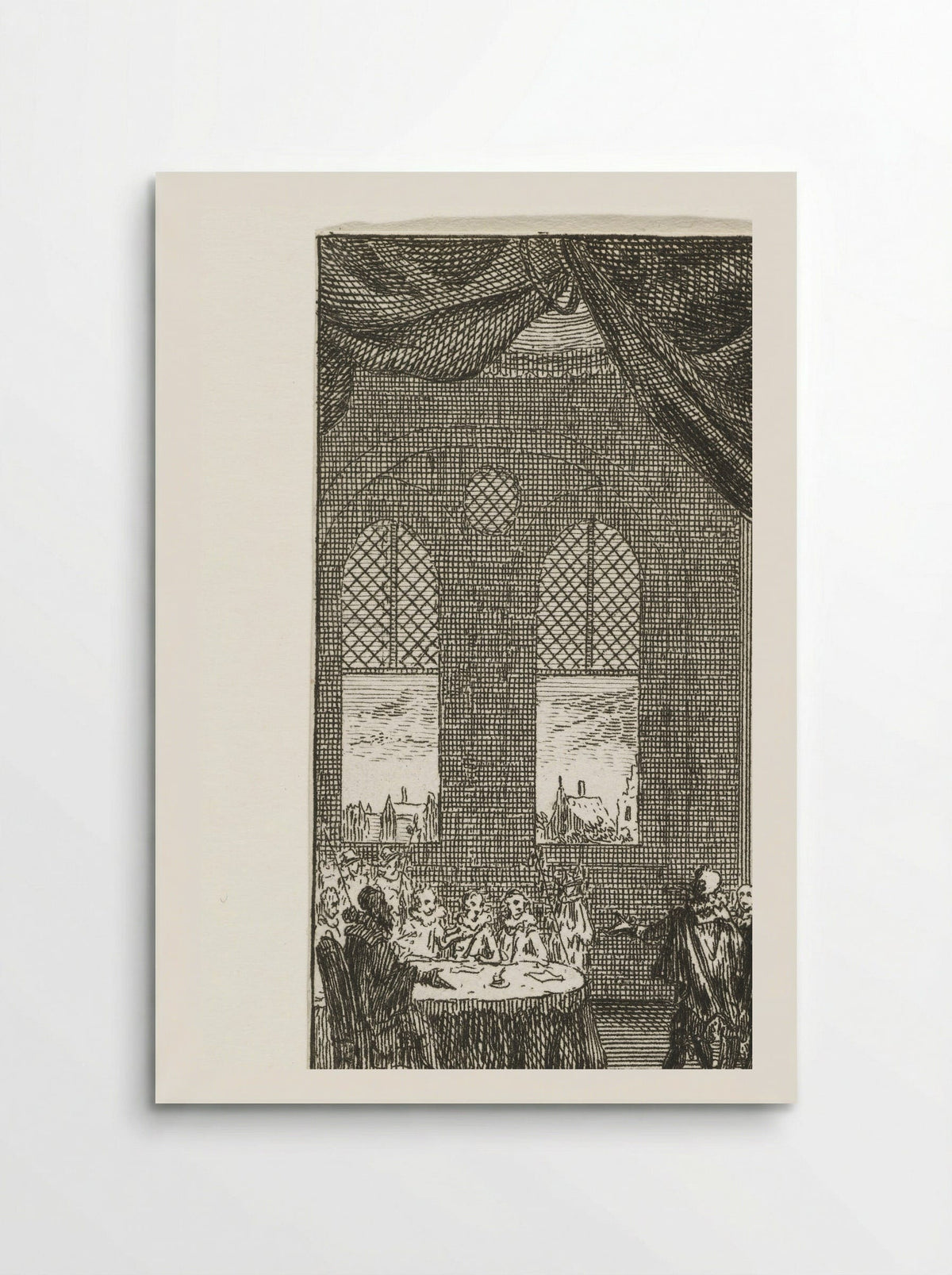 Hugo de Groot pleit in de Amsterdamse vroedschap voor tolerantie, 1616 - Simon Fokke - Poster