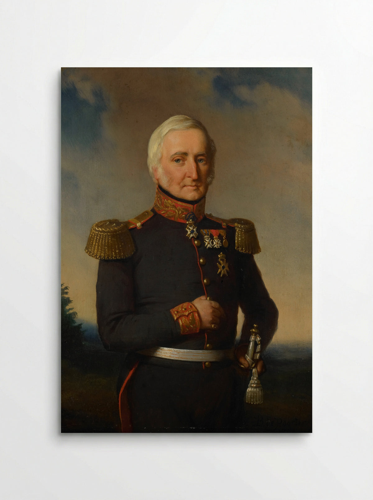 Huibert Gerard Baron Nahuys van Burgst - Bastiaan de Poorter - Poster