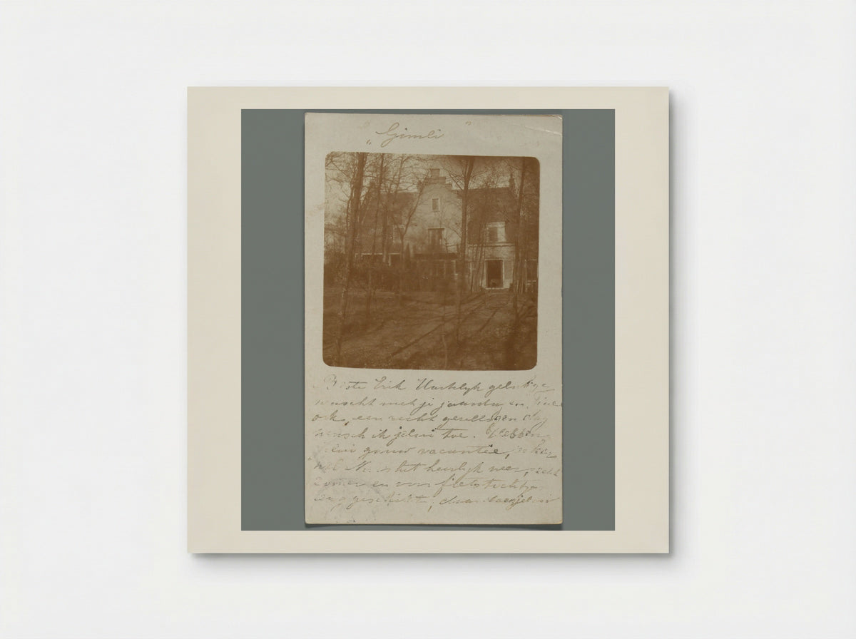 Huis Gimli, Aerdenhout - Willem Witsen - Poster
