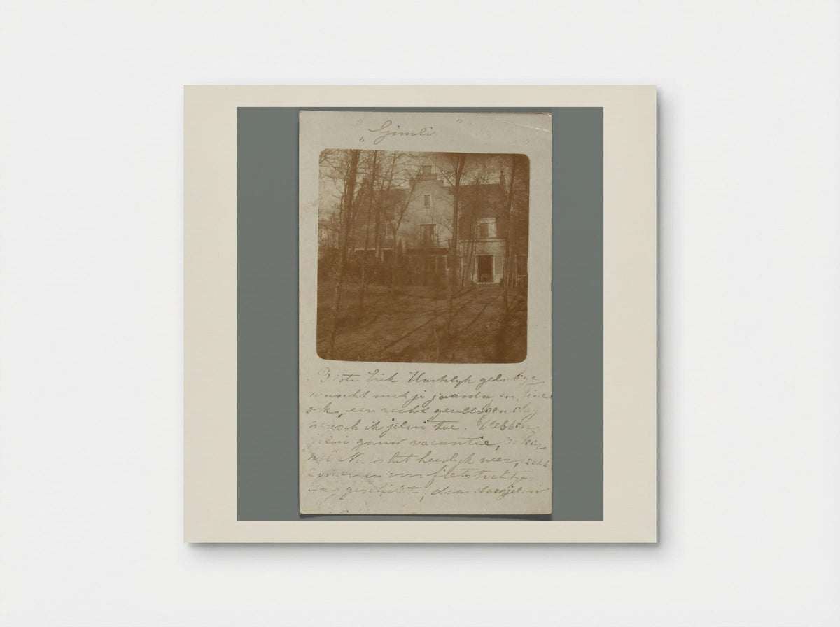 Huis Gimli, Aerdenhout - Willem Witsen - Poster