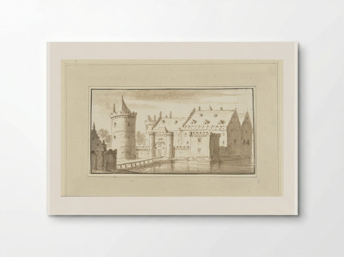 Huis Kronenburg aan de Vecht - Abraham Rademaker - Poster