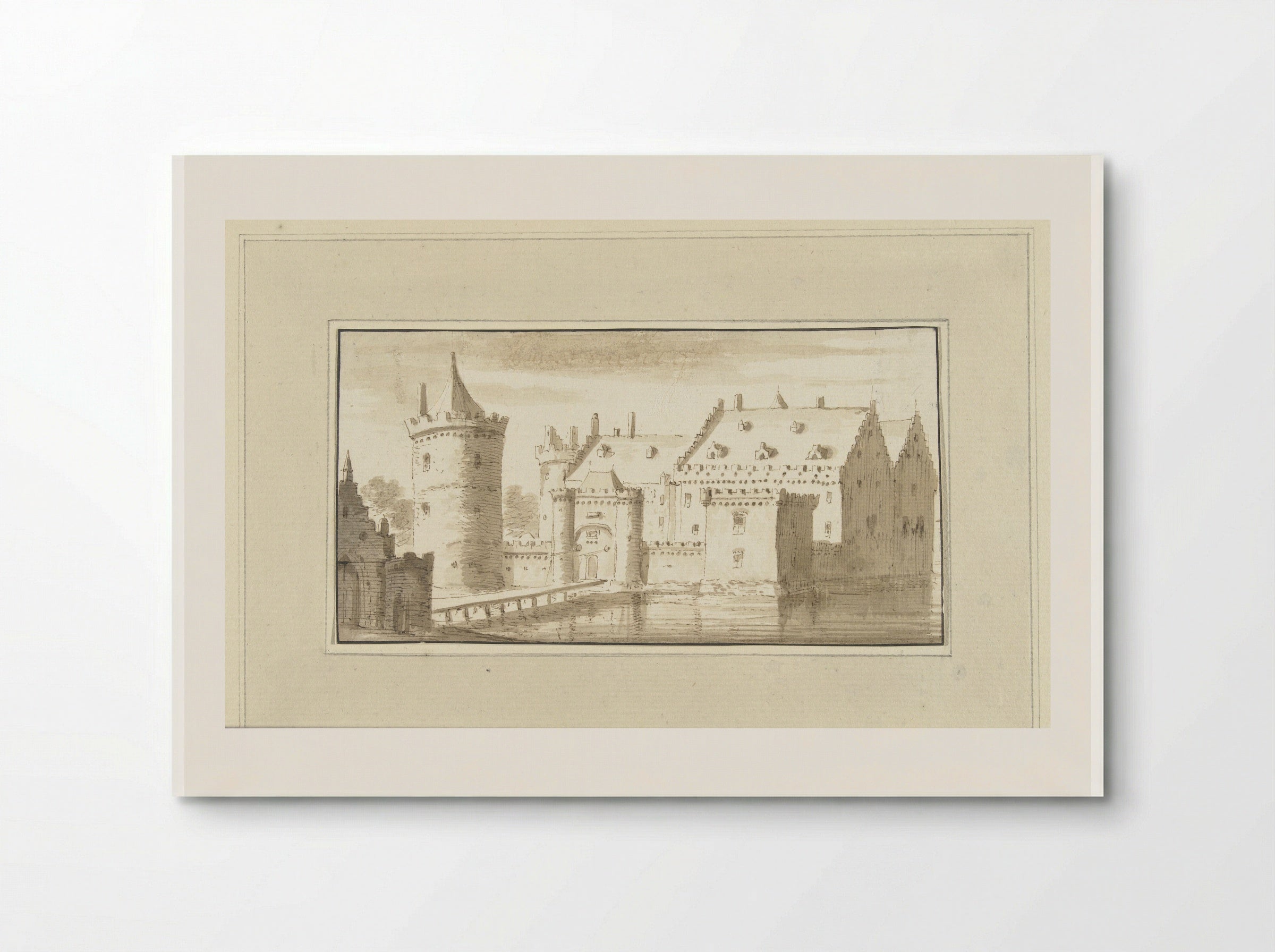 Huis Kronenburg aan de Vecht - Abraham Rademaker - Poster