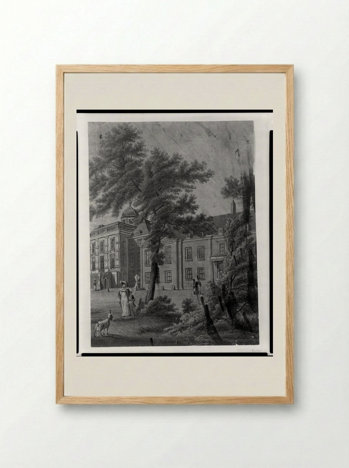 Huis Ten Bosch, The Hague - Cornelis de Kruyff - Framed Print Wood
