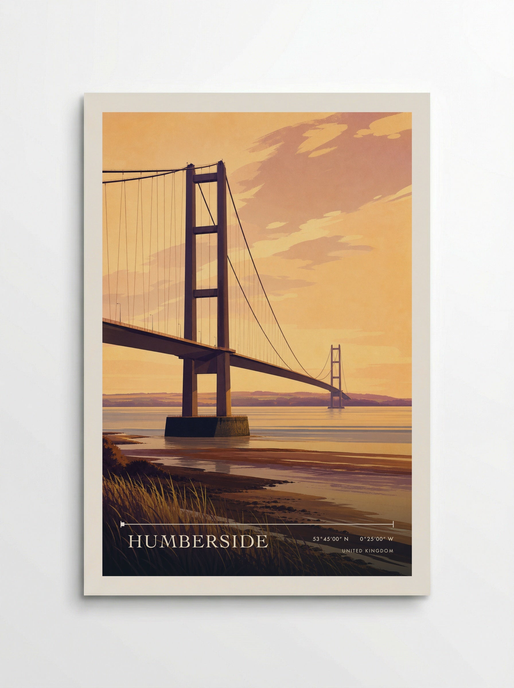 Humberside United Kingdom Travel Poster - Poster