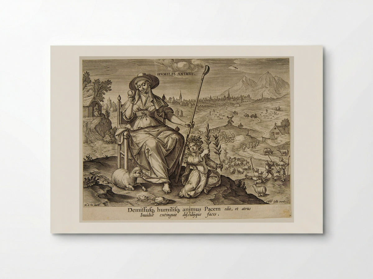 Humilis animus - Carel van Mallery - Poster