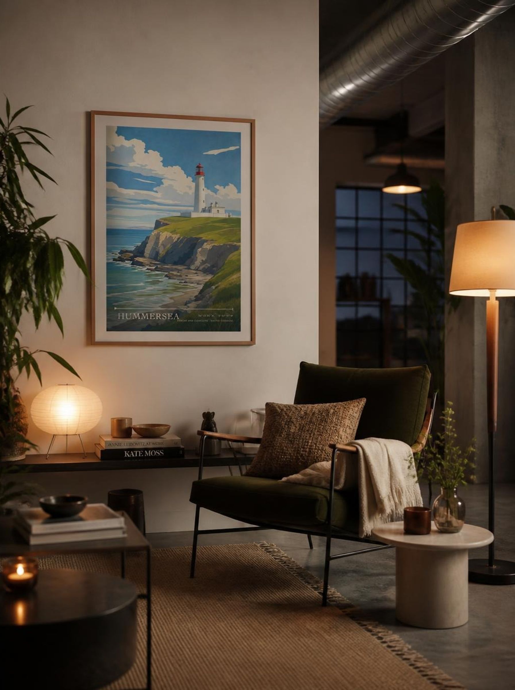 Hummersea Redcar and Cleveland United Kingdom Travel Poster - Lifestyle