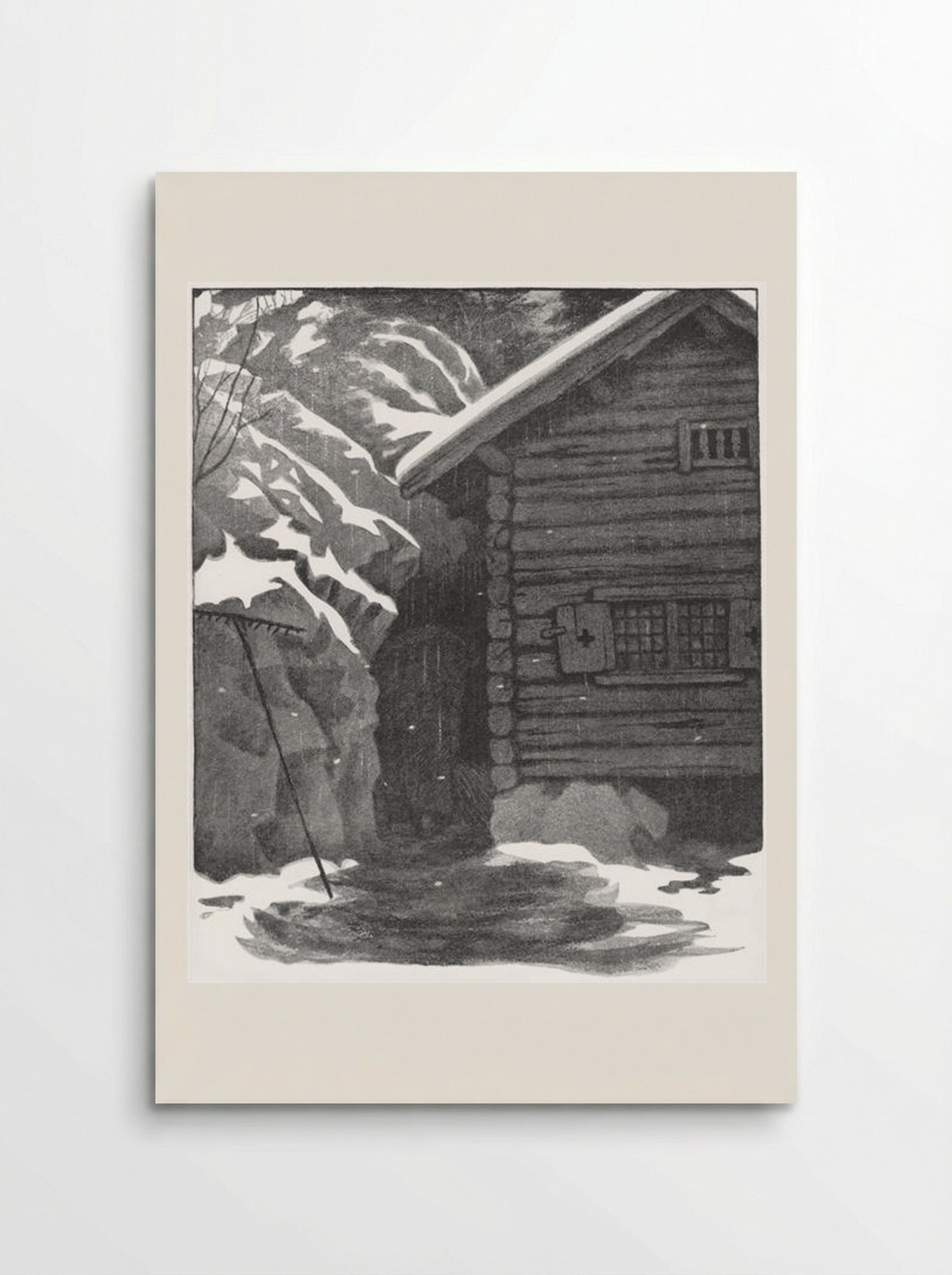 Hun Soper Hver Krok - Theodor Severin Kittelsen - Poster