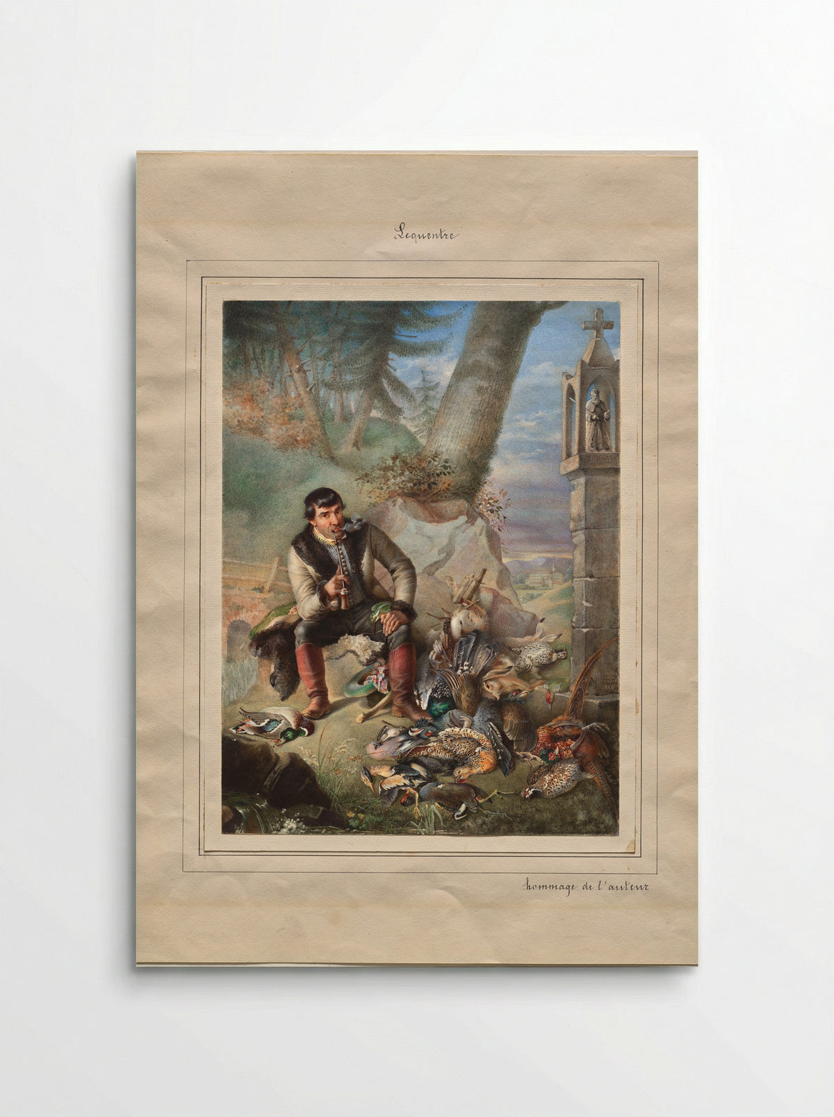 Huntsman with Trophies - Hippolyte Lequeutre - Poster