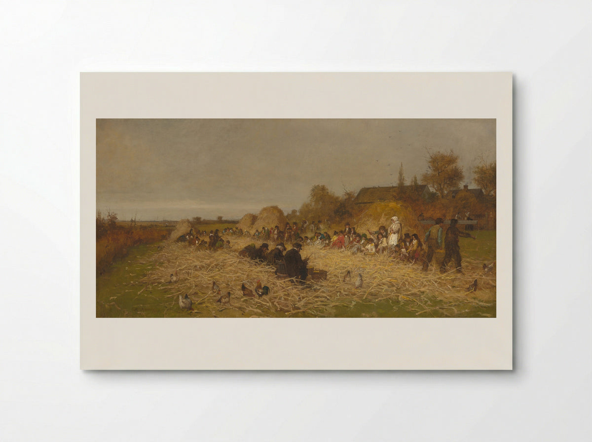 Husking Bee, Island of Nantucket - Eastman Johnson - Poster