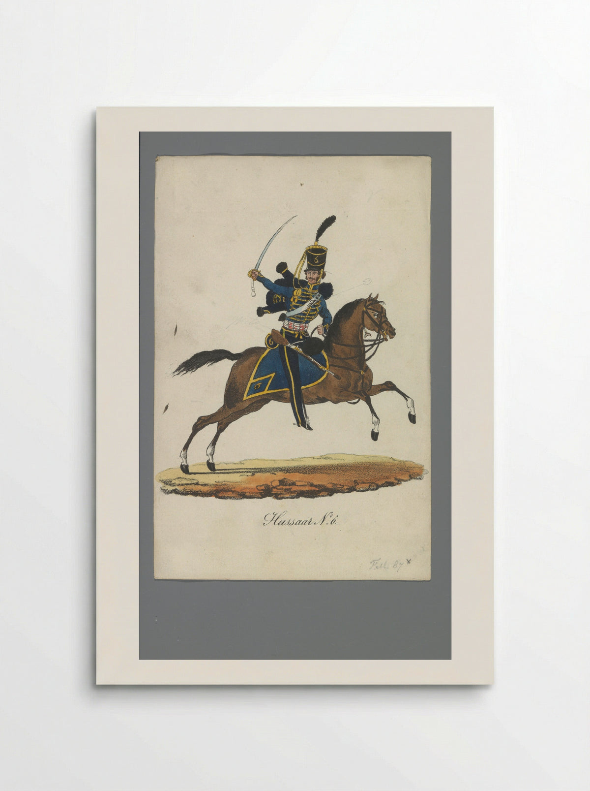 Hussaar No. 6 - Johannes Paulus Houtman - Poster