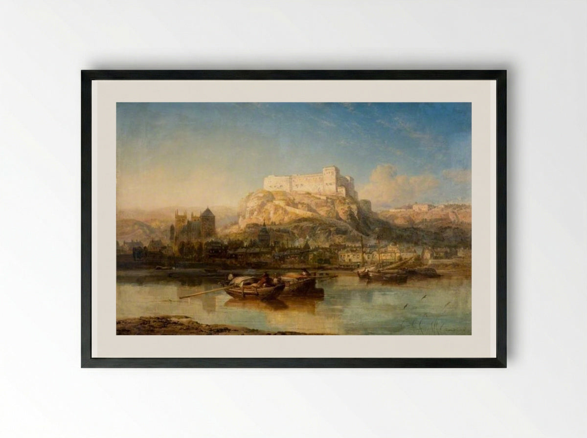 Huy, Belgium - James Webb - Framed Print Black