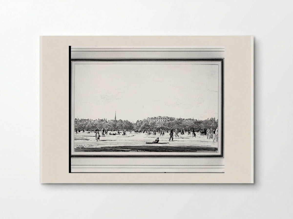 Hyde Park at Marble Arch - Muirhead Bone - Poster