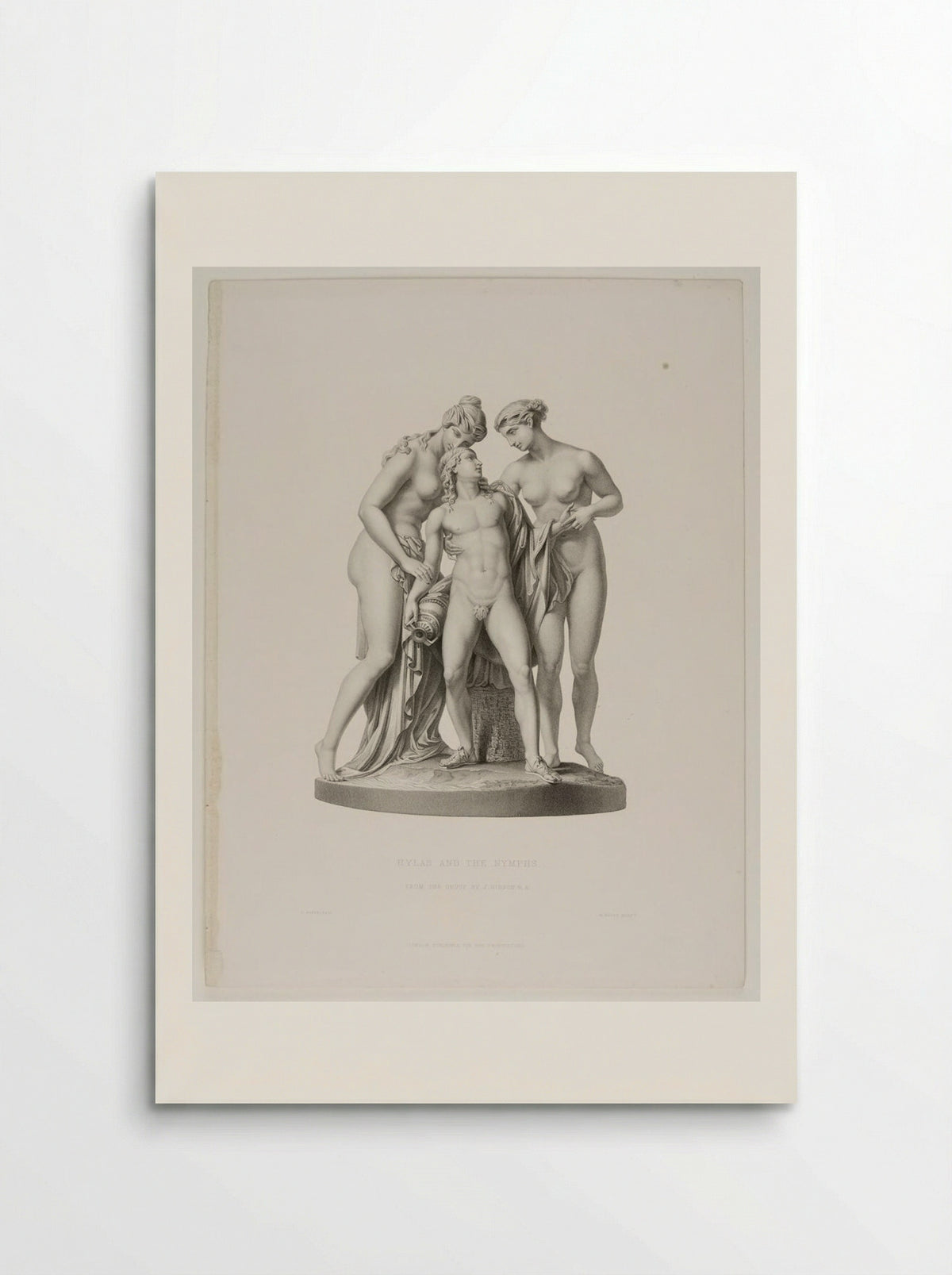 Hylas and the Nymphs - William Callio Roffe - Poster