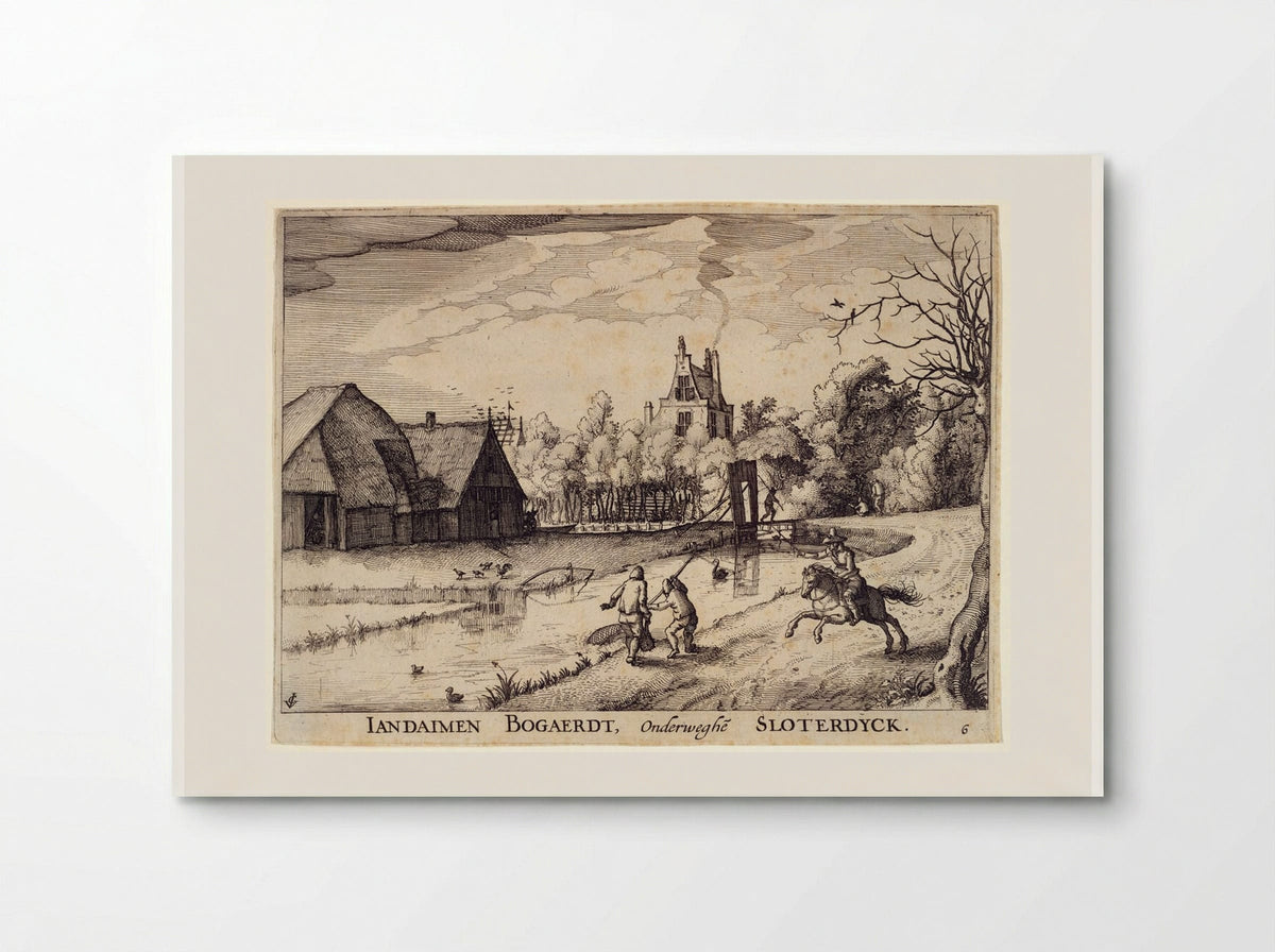 Iandaimen Bogaerdt, Onderweghe Sloterdyck - Claes Jansz. Visscher - Poster