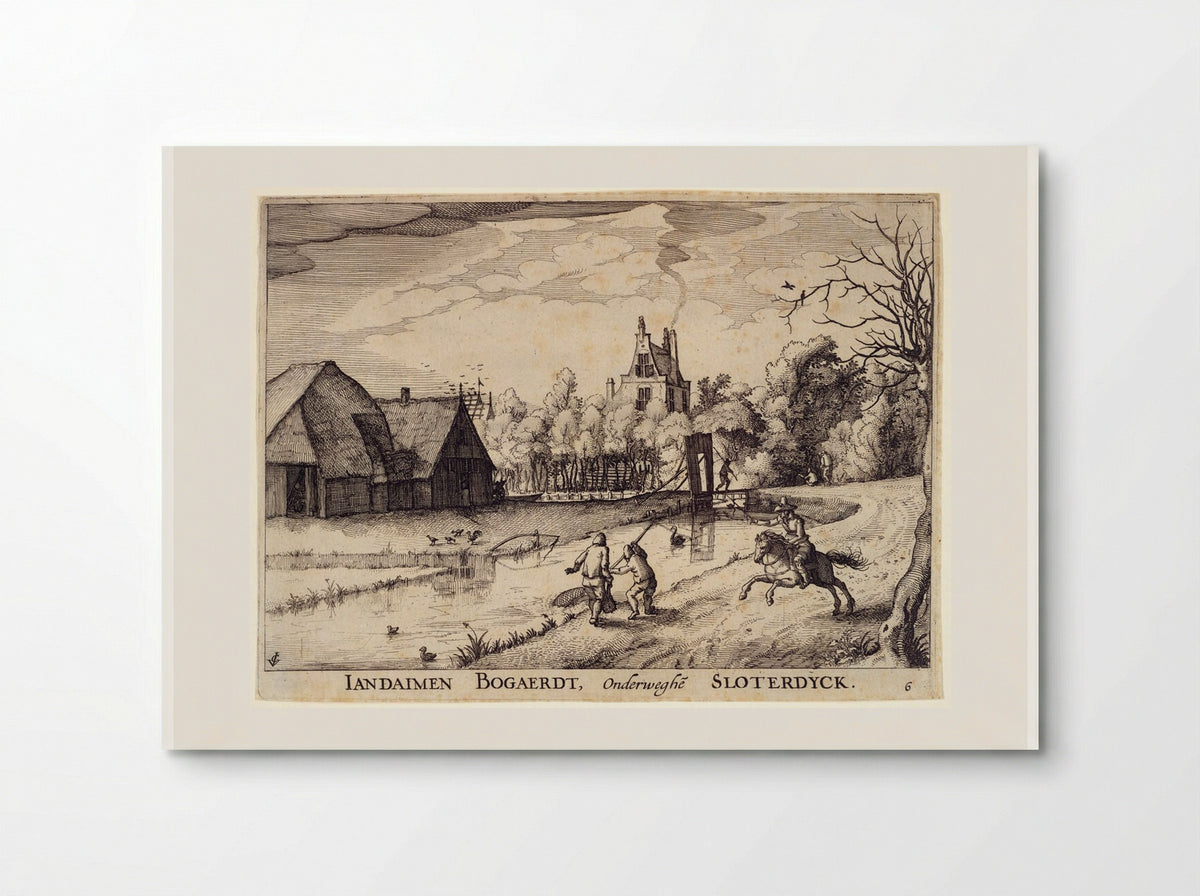 Iandaimen Bogaerdt, Onderweghe Sloterdyck - Claes Jansz. Visscher - Poster