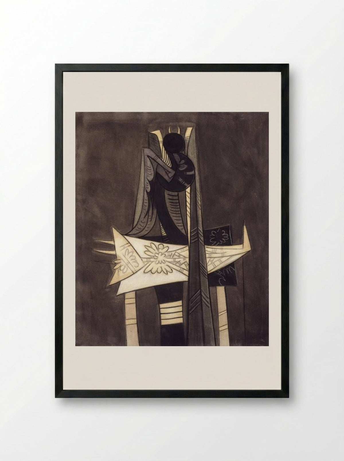 Ibaye - Wifredo Lam - Framed Print Black