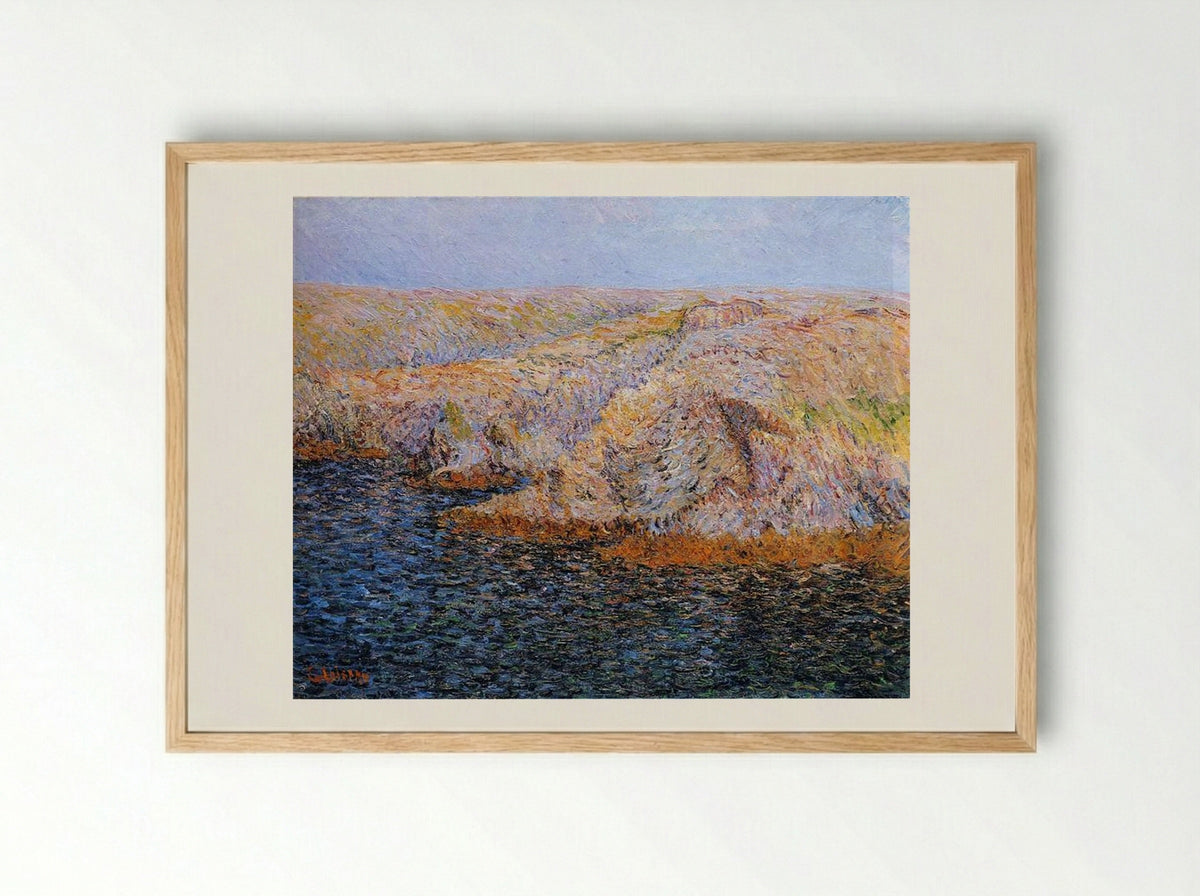 Ice on the Oise River - Gustave Loiseau - Framed Print Wood