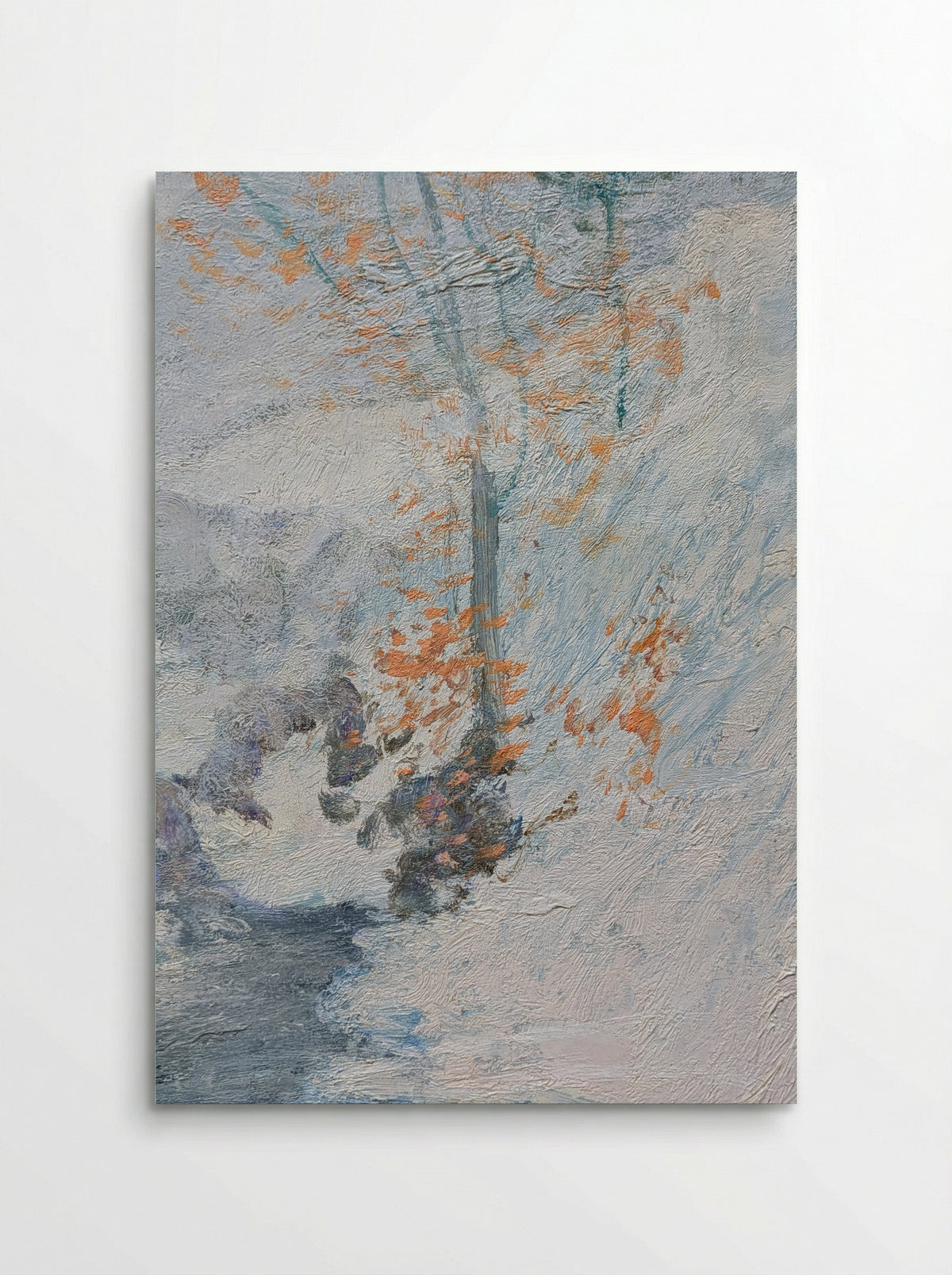 Icebound - John Henry Twachtman - Poster