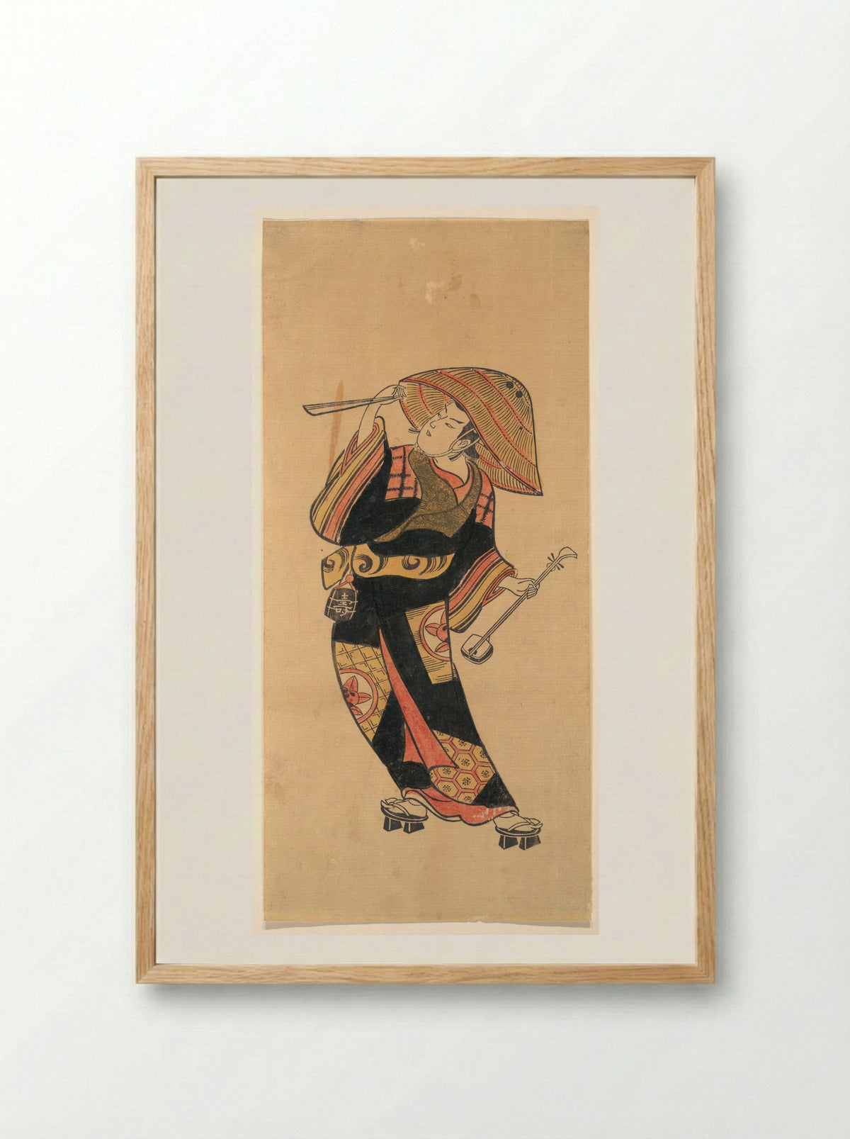 Ichimura Takenojo VIII - Torii Kiyotomo - Framed Print Wood