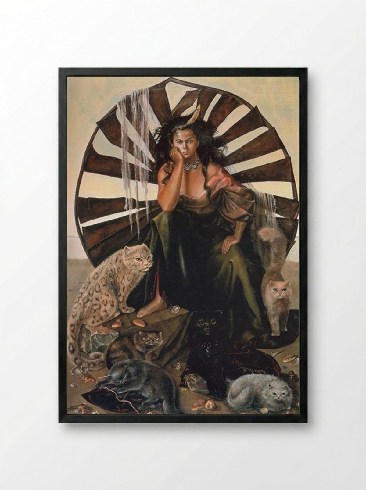 Ideal Life - Leonor Fini - Framed Print Black