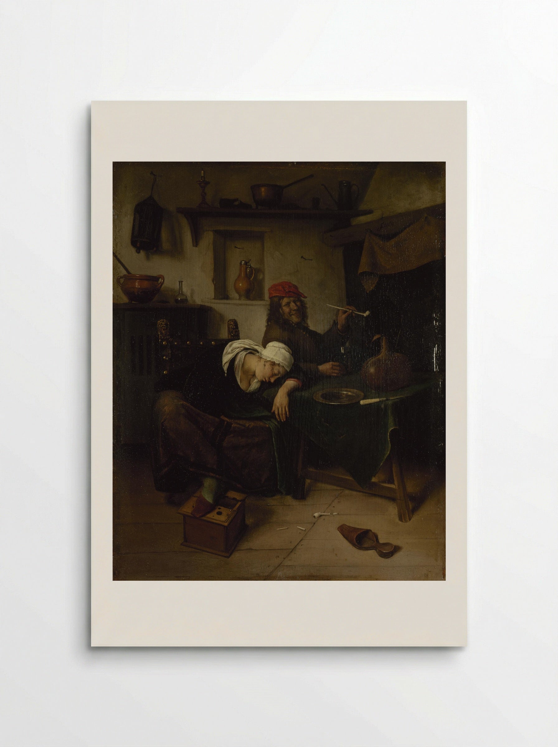 Idlers - Jan Steen - Poster