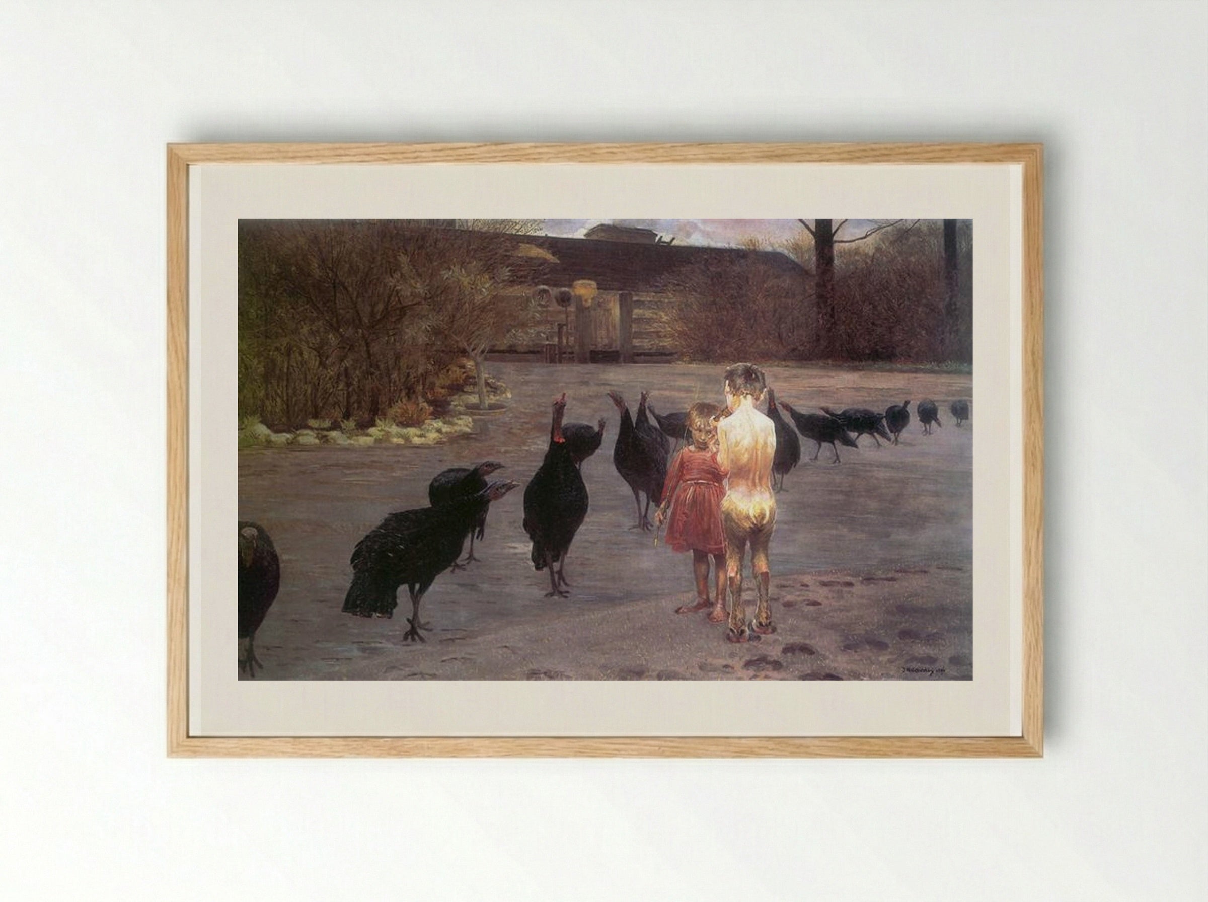 Idyll - Jacek Malczewski - Framed Print Wood