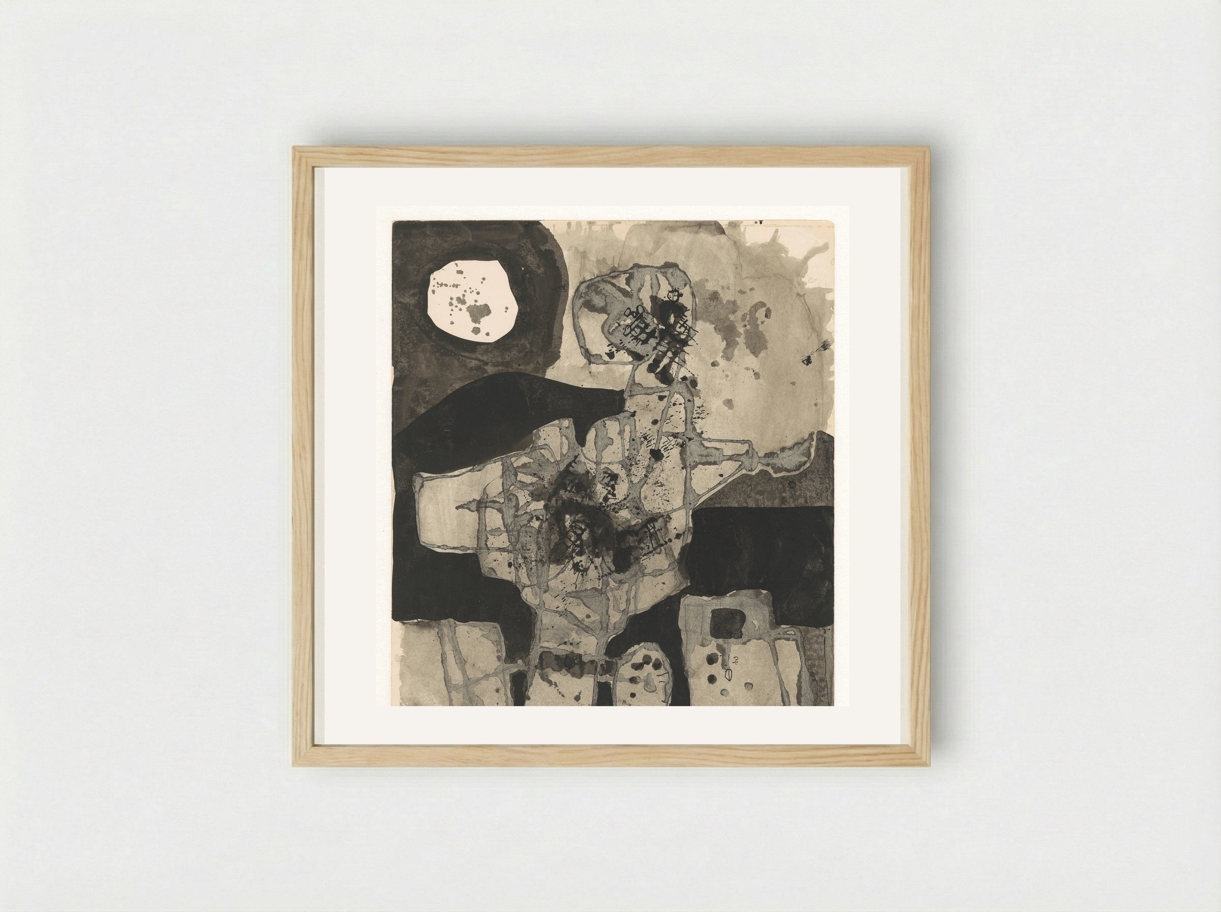 Ierse sage - Lucebert - Framed Print Wood
