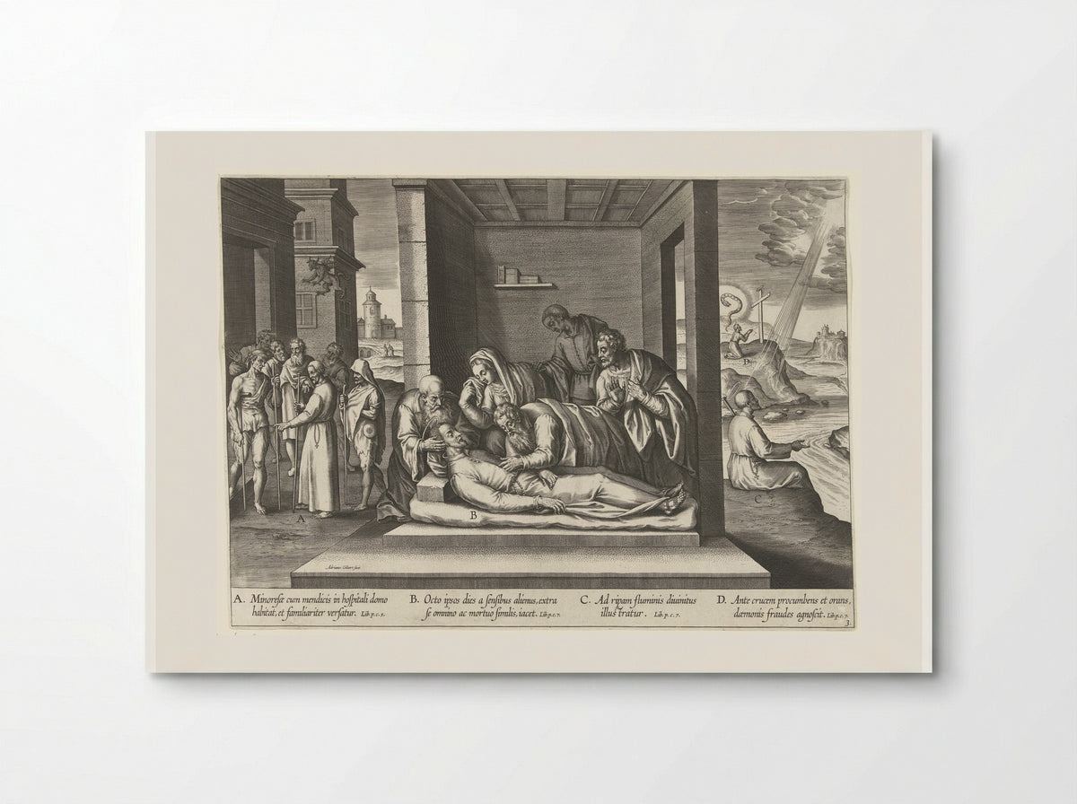 Ignatius in Manresa - Theodoor Galle - Poster