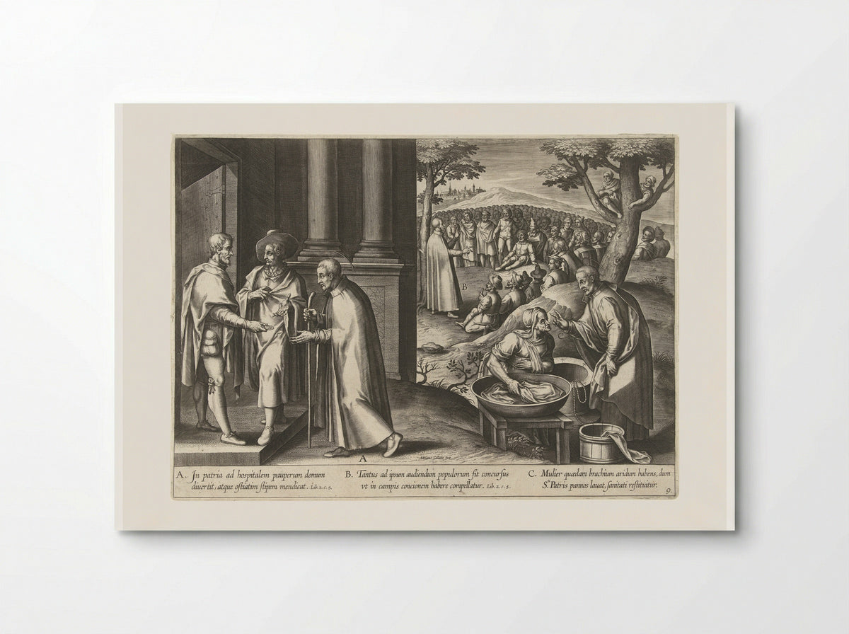 Ignatius in Spanje - Theodoor Galle - Poster