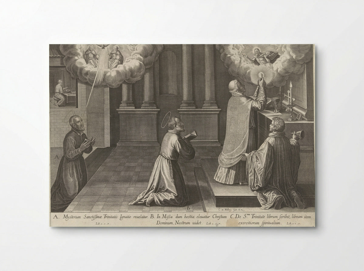 Ignatius krijgt visioenen - Theodoor Galle - Poster