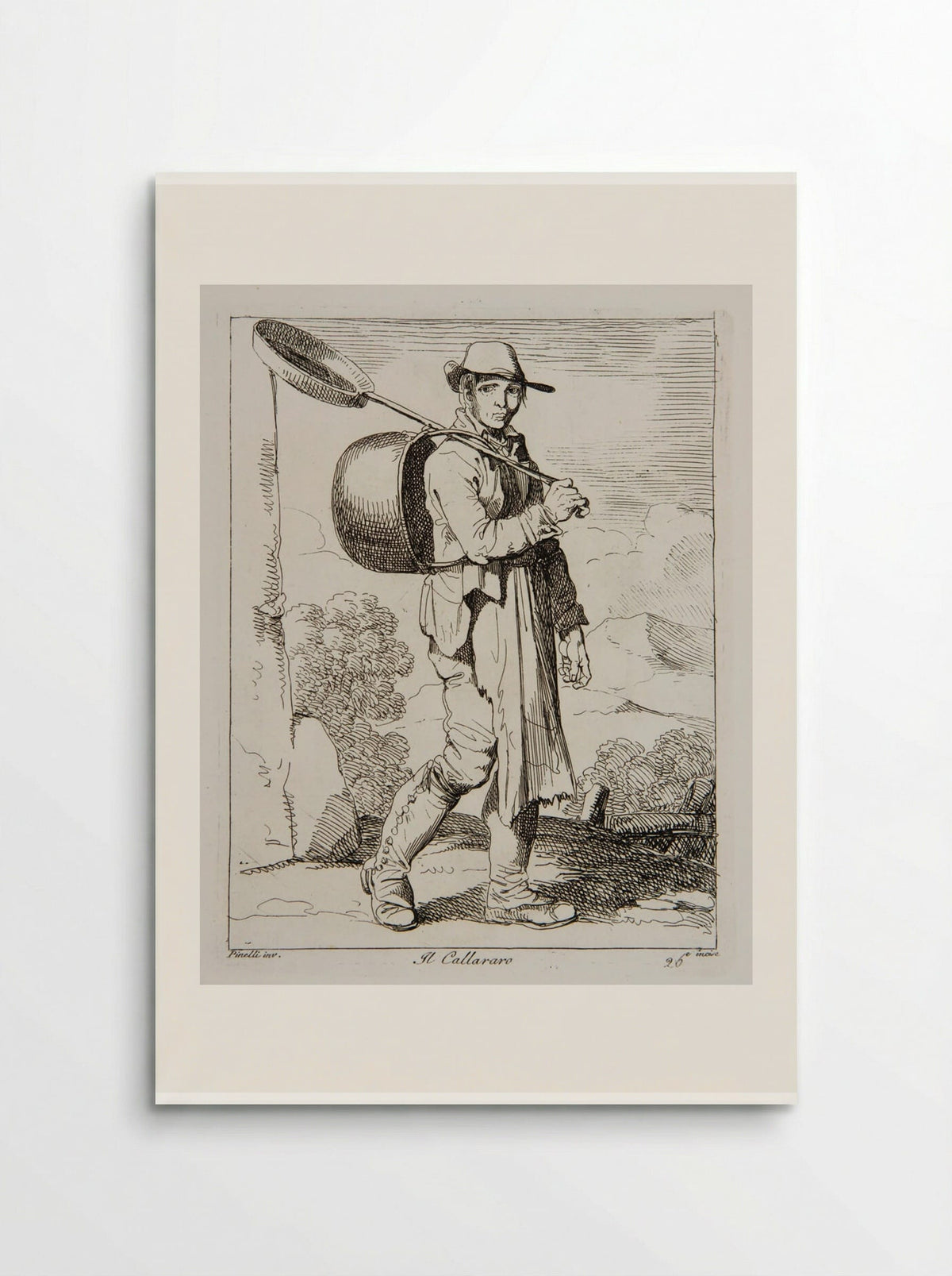 Il Callararo - Bartolomeo Pinelli - Poster