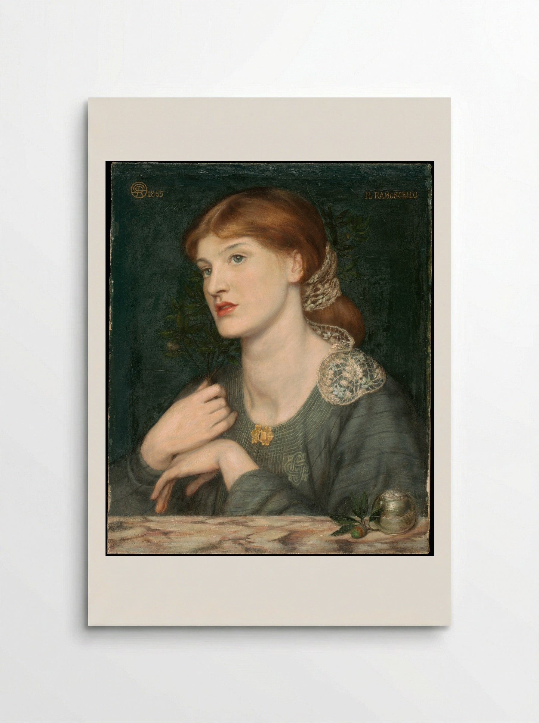 Il Ramoscello - Dante Gabriel Rossetti - Poster