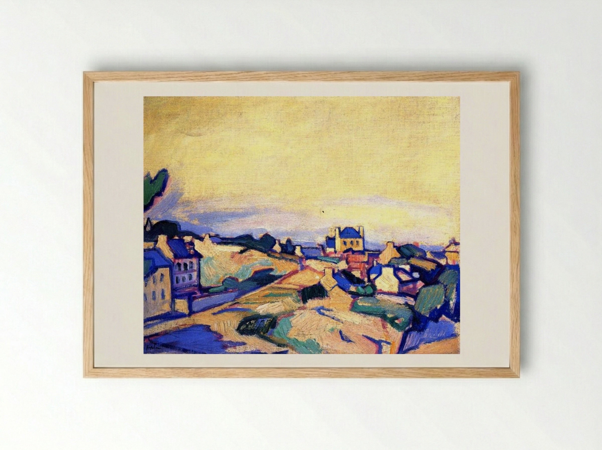 Ile de Bréhat - Samuel Peploe - Framed Print Wood