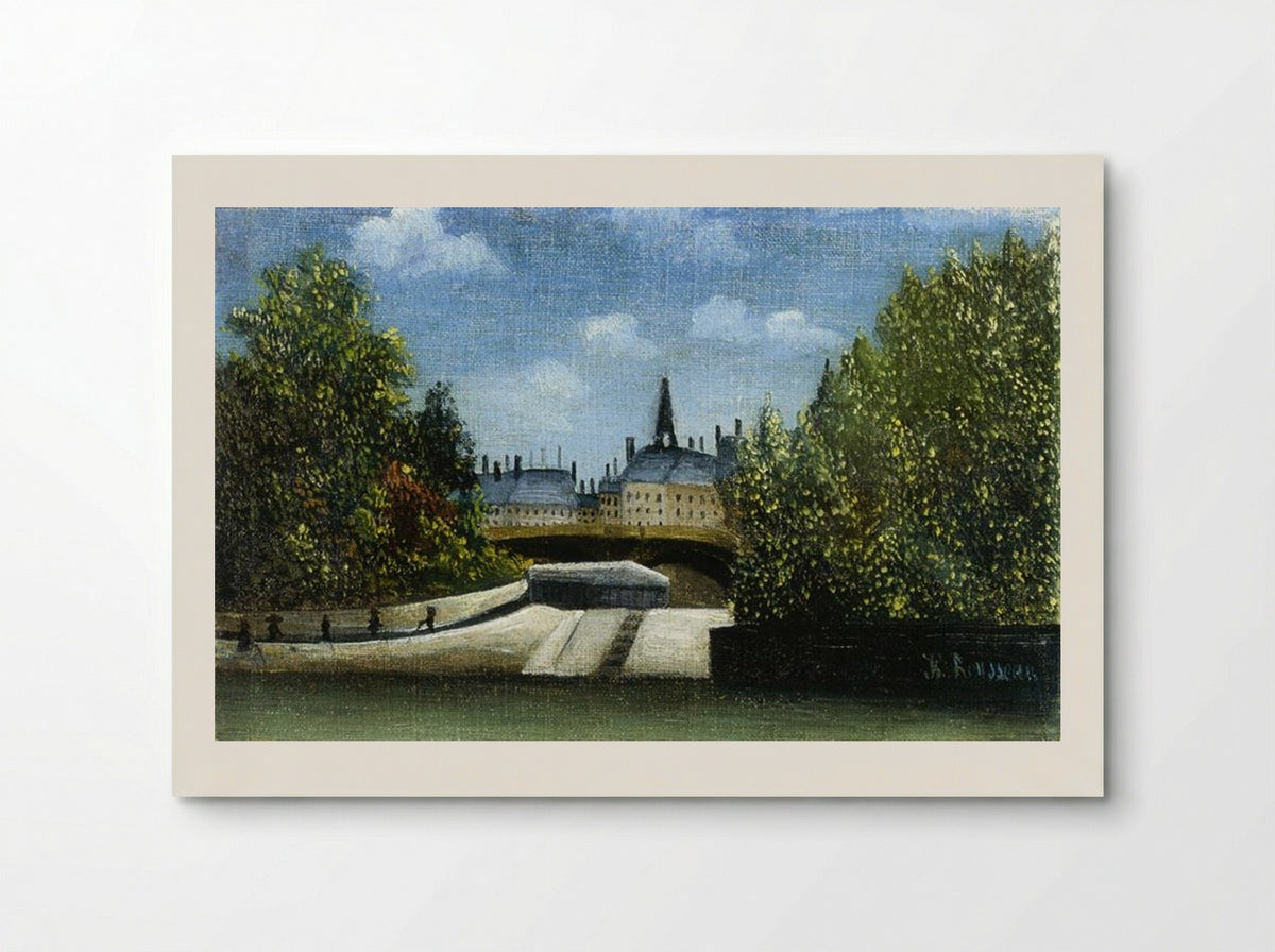 Ile de la Cité - Henri Rousseau - Poster