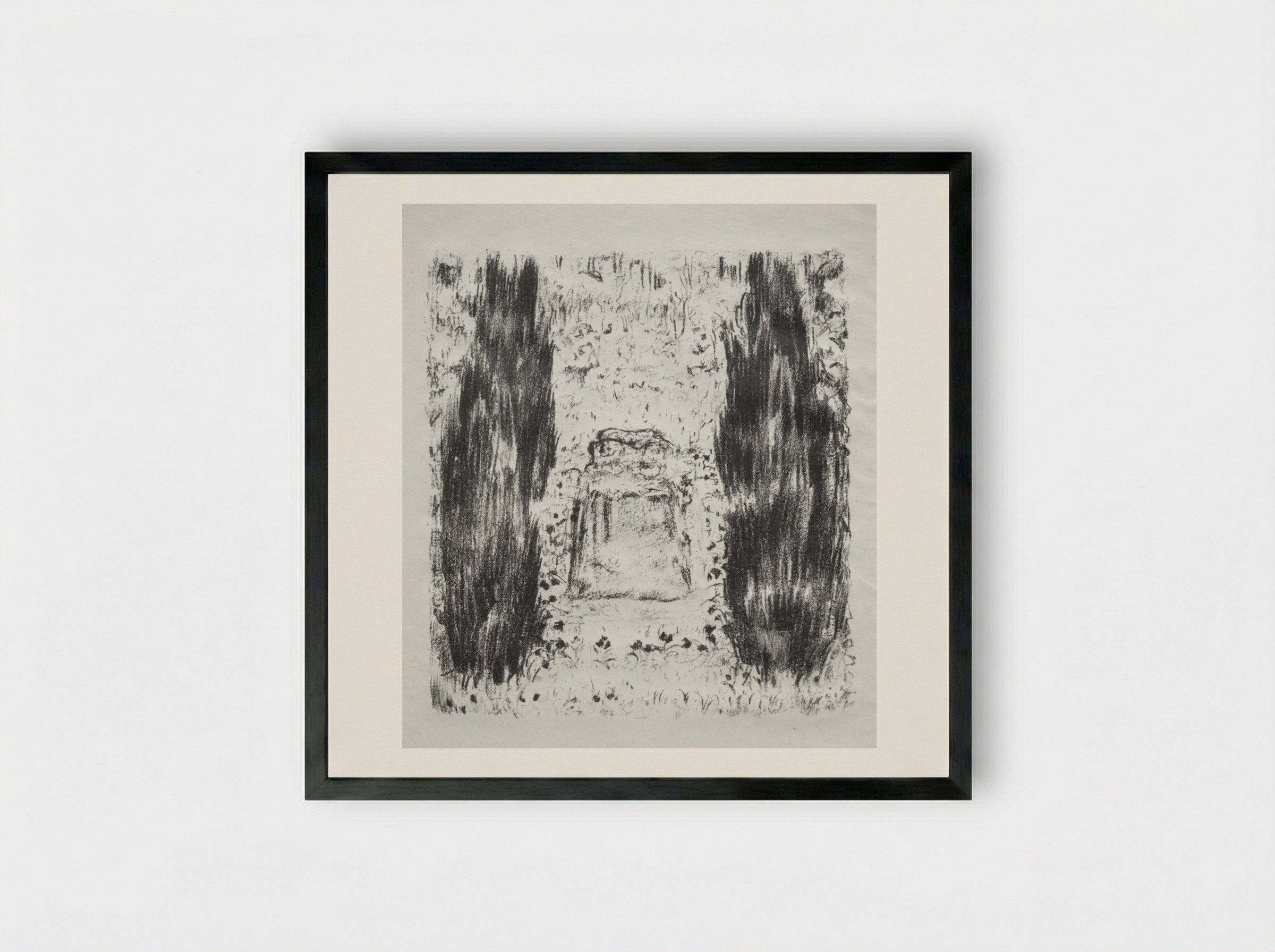 Illustration for Daphnis and Chloë - Pierre Bonnard - Framed Print Black