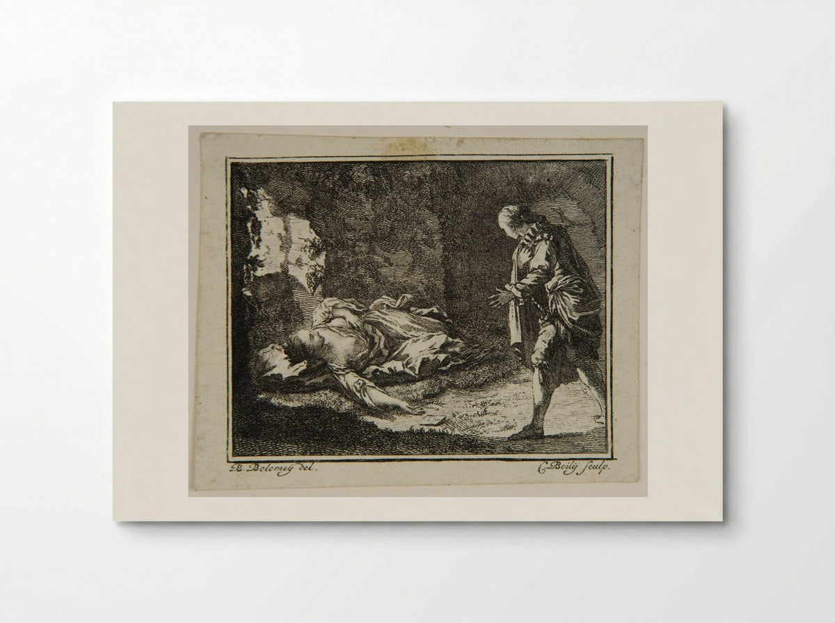 Illustration from Bibliothèque de campagne - Benjamin Samuel Bolomey - Poster