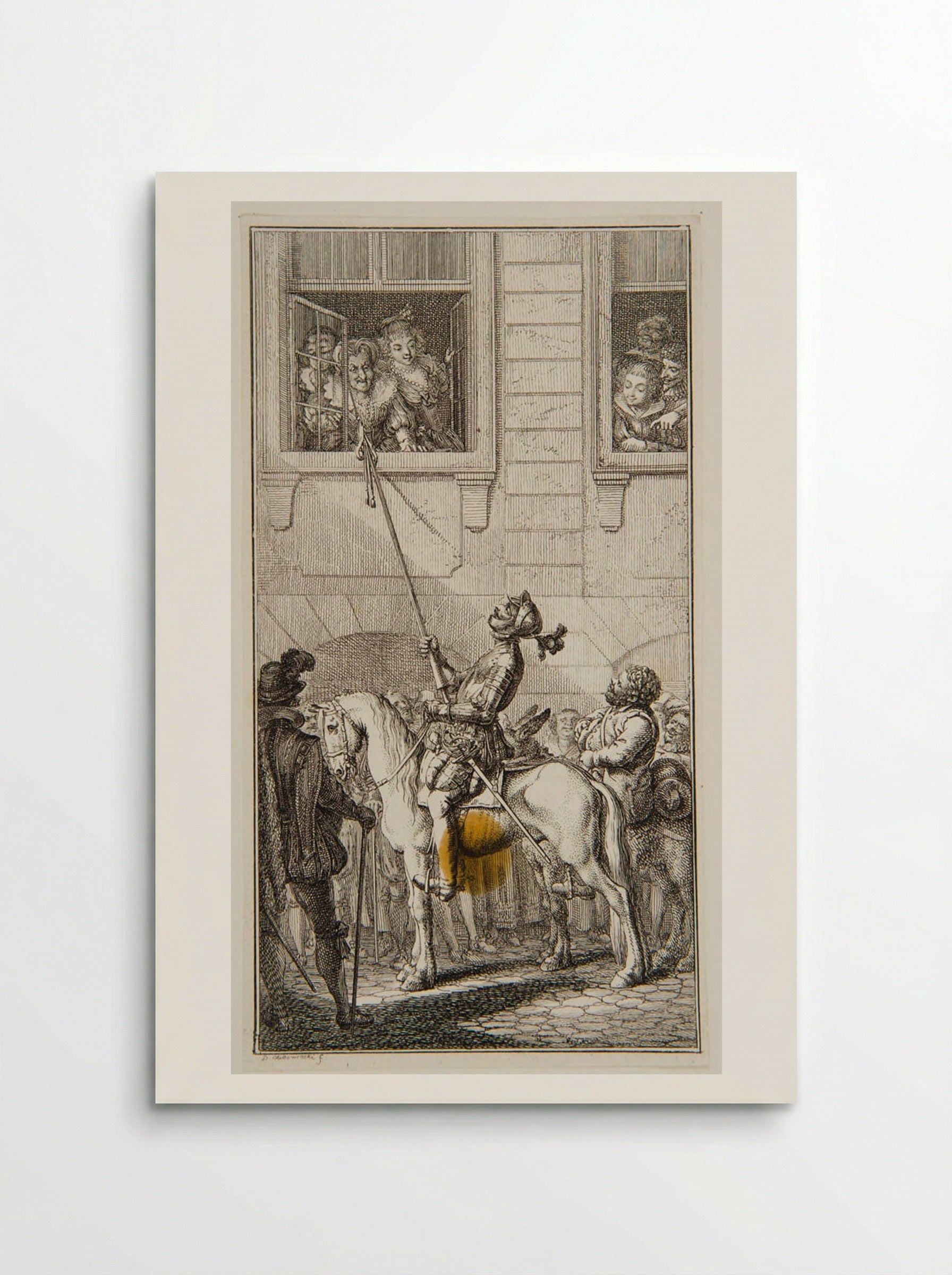 Illustration to Cervantes' Don Quixote - Daniel Nikolaus Chodowiecki - Poster