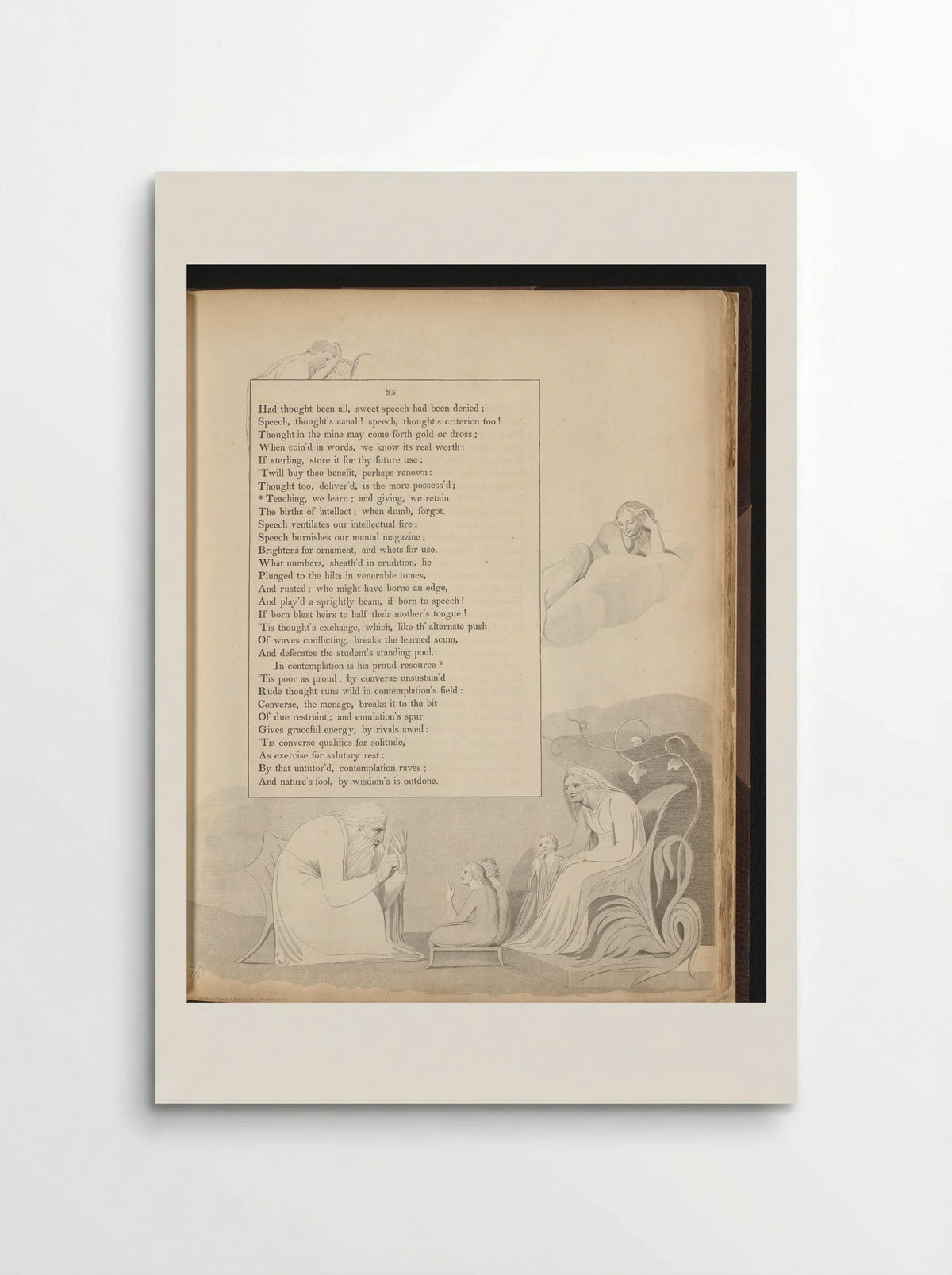 Illustration to Edward Young's Night Thoughts - William Blake - Poster