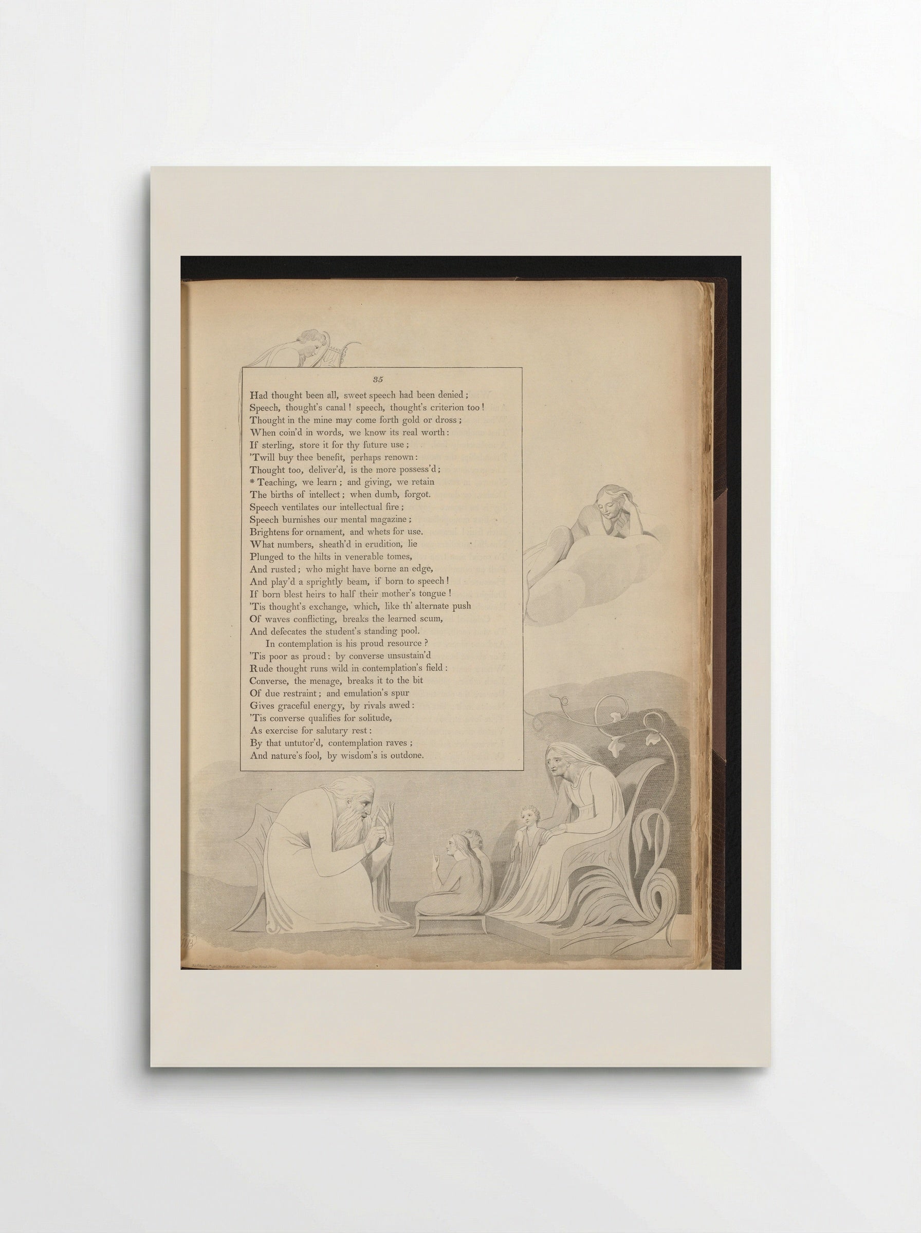 Illustration to Edward Young's Night Thoughts - William Blake - Poster