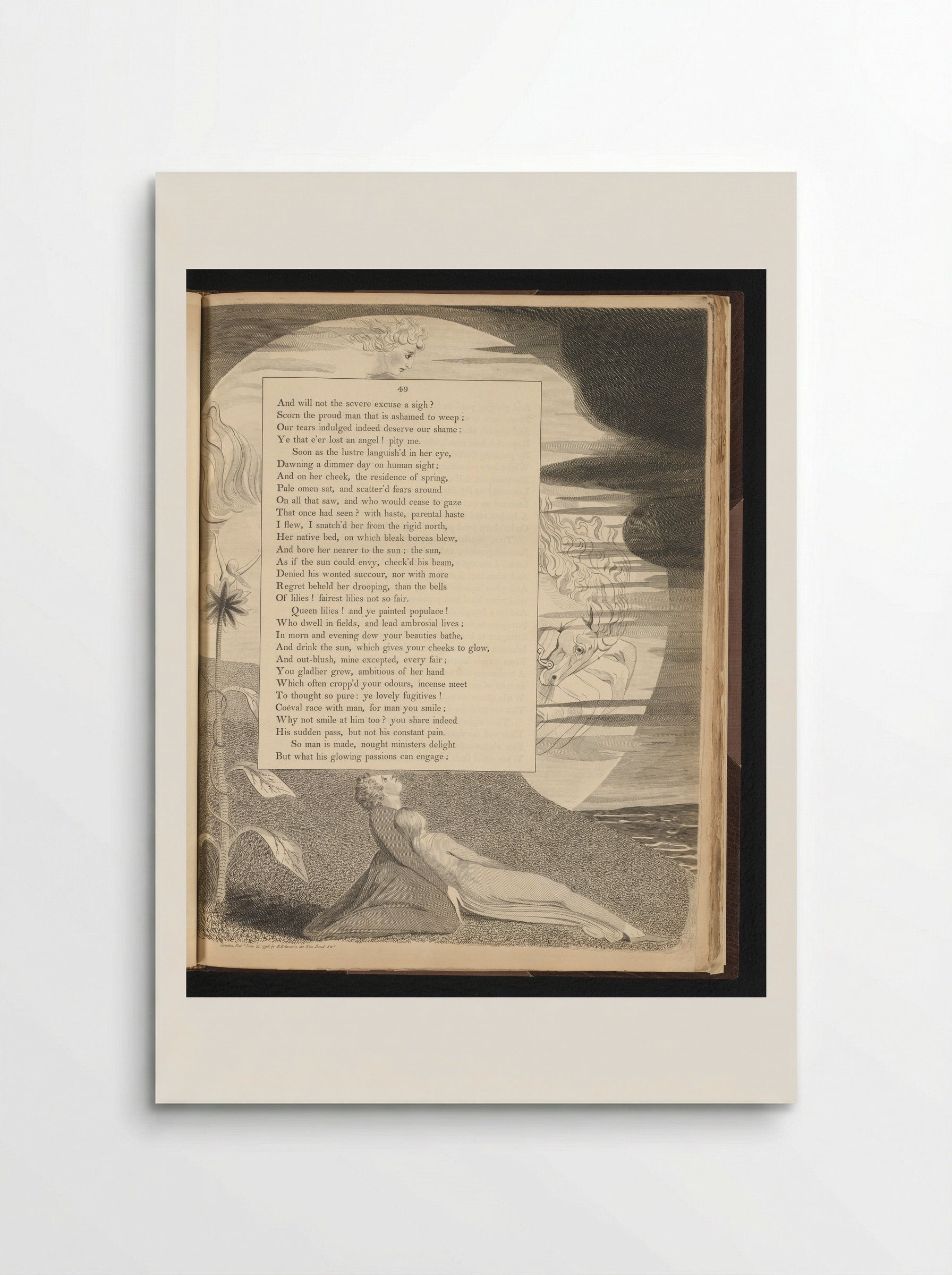 Illustration to Edward Young's Night Thoughts - William Blake - Poster